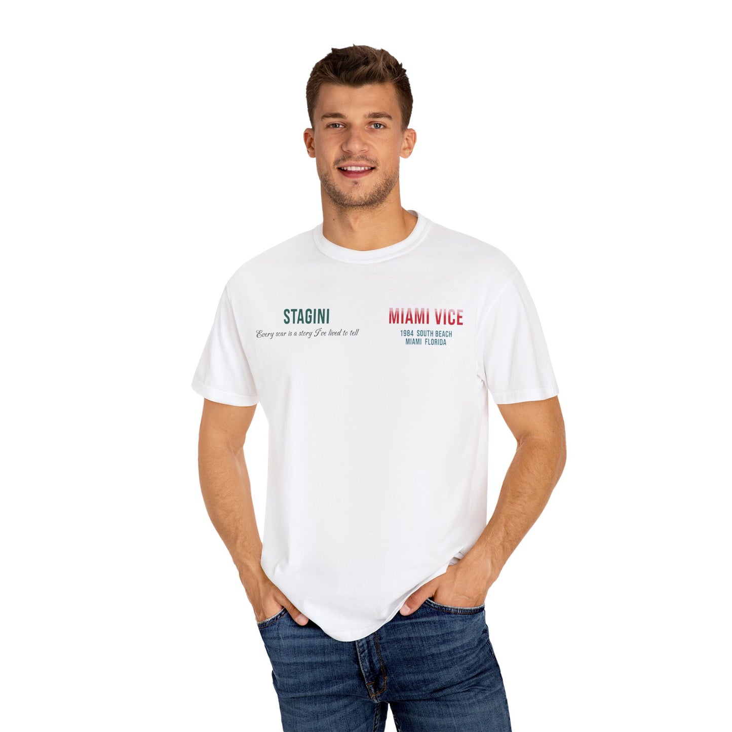 Miami Vice 1980s Retro Graphic T-Shirt