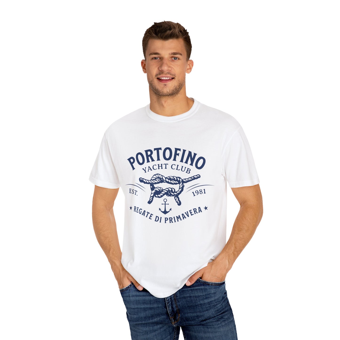 Portofino Yacht Club Graphic T-Shirt