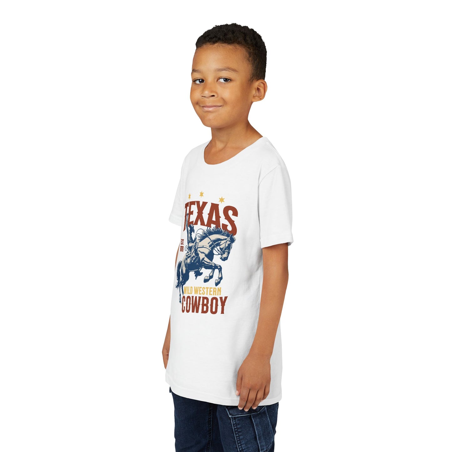 Texas Western Cowboy 1876 Youth T-shirt