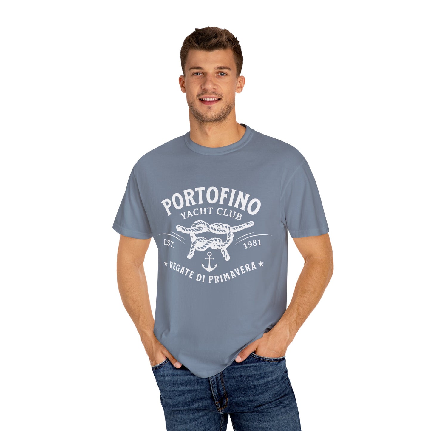 Portofino Yacht Club Graphic T-Shirt