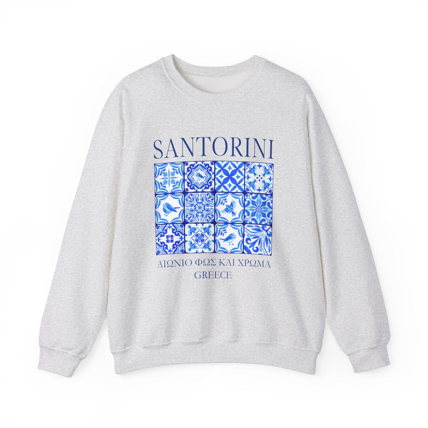 Santorini Vintage Mosaic Graphic Sweatshirt