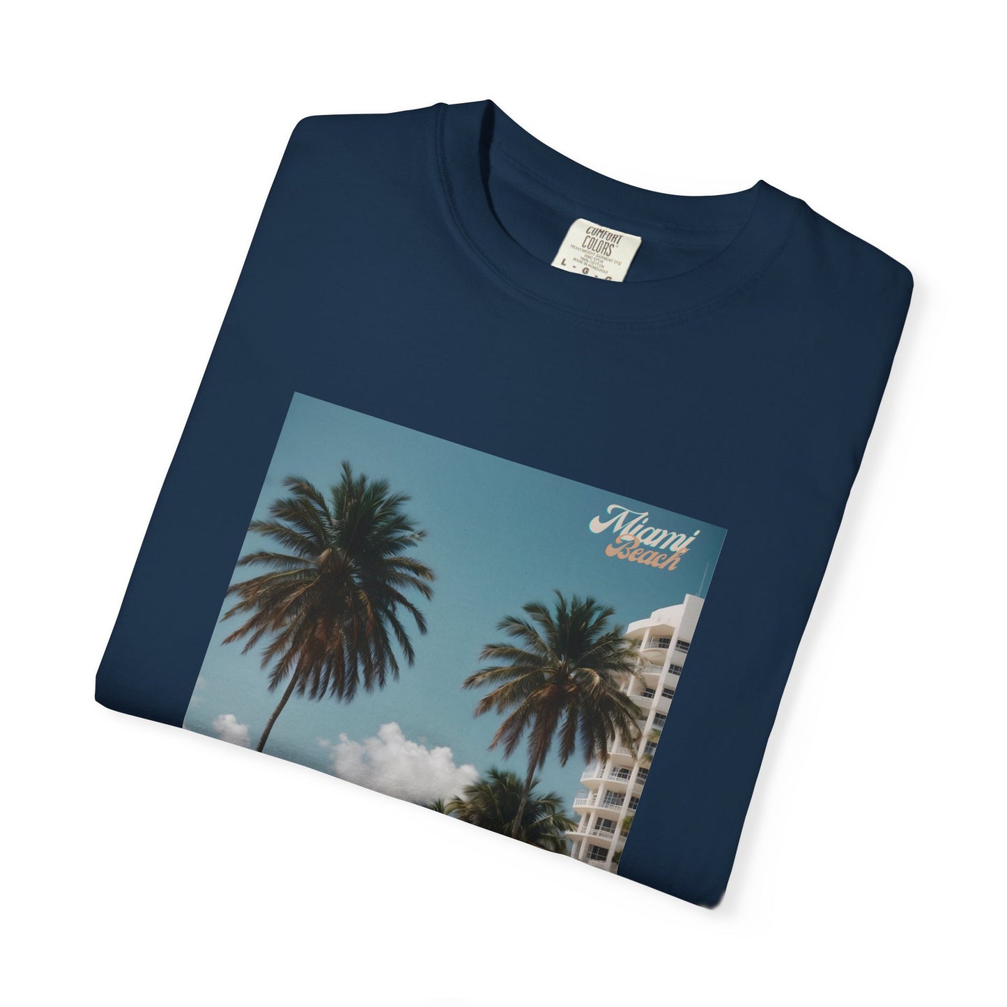 Vintage Car Miami Beach Graphic T-Shirt