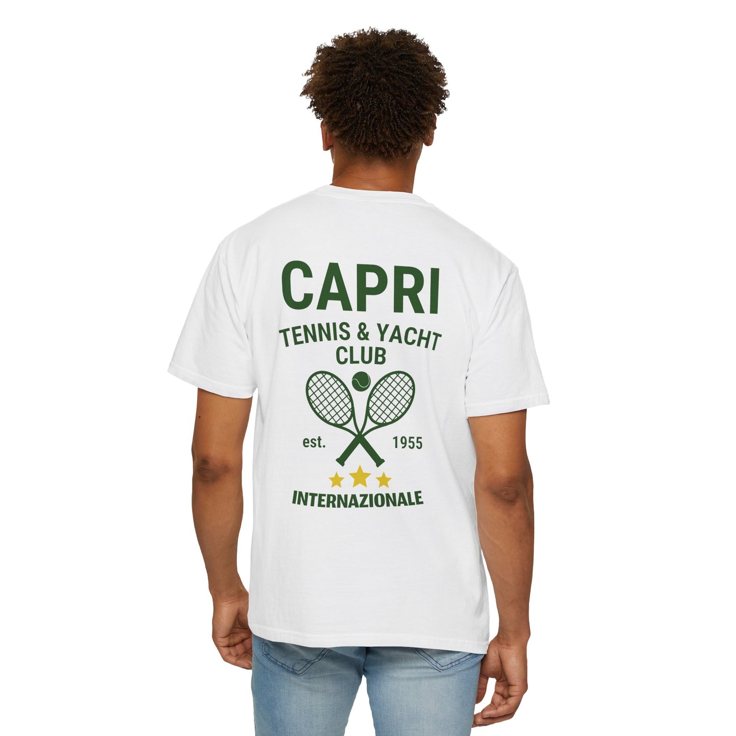 Capri Tennis & Yacht Club Graphic T-Shirt