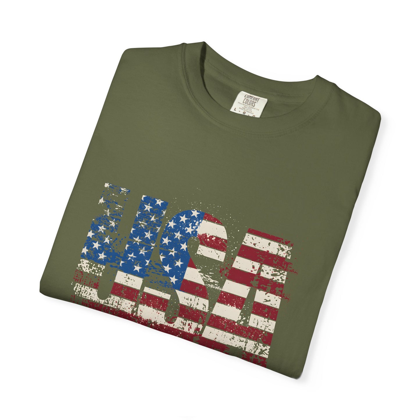 USA American Flag Graphic T-Shirt