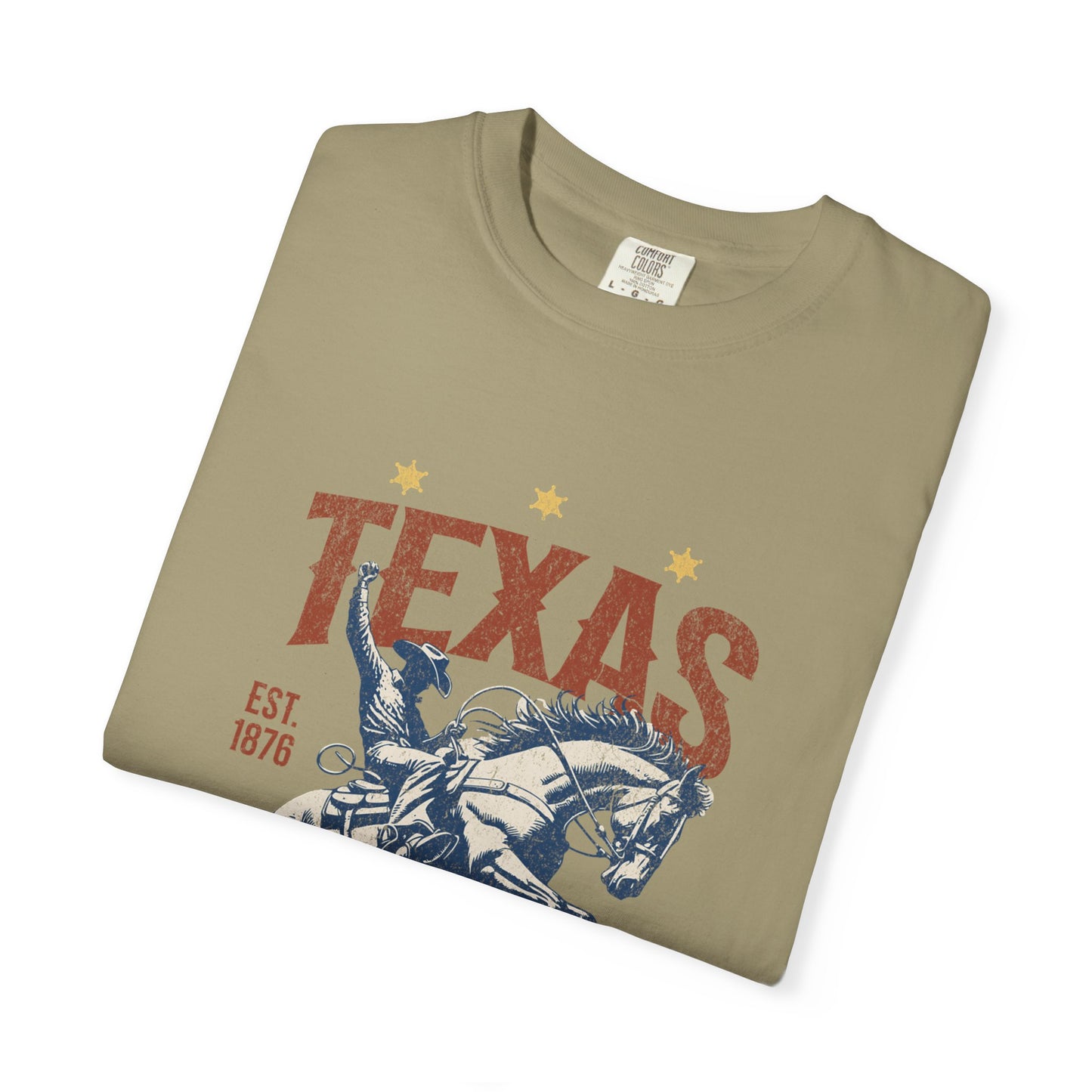 Texas Western Cowboy 1876 Graphic T-Shirt