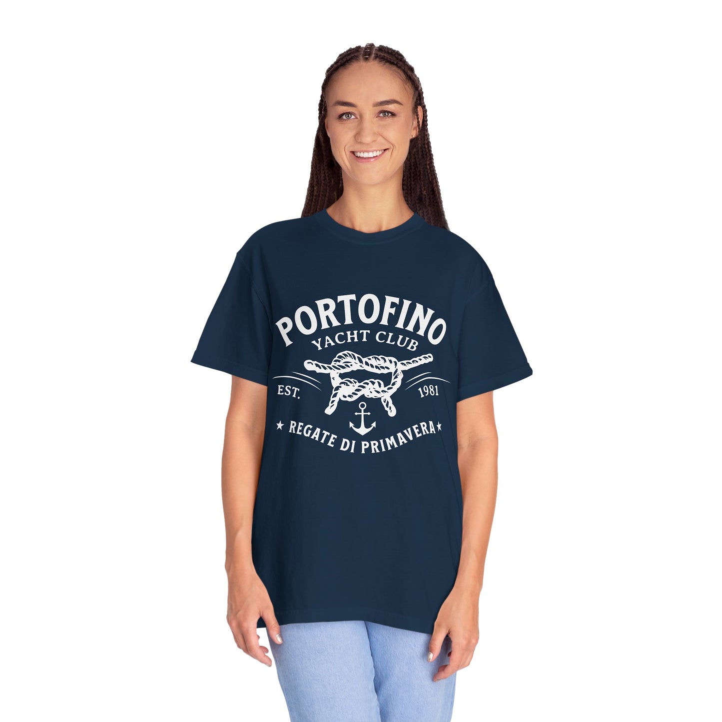 Portofino Yacht Club Graphic T-Shirt