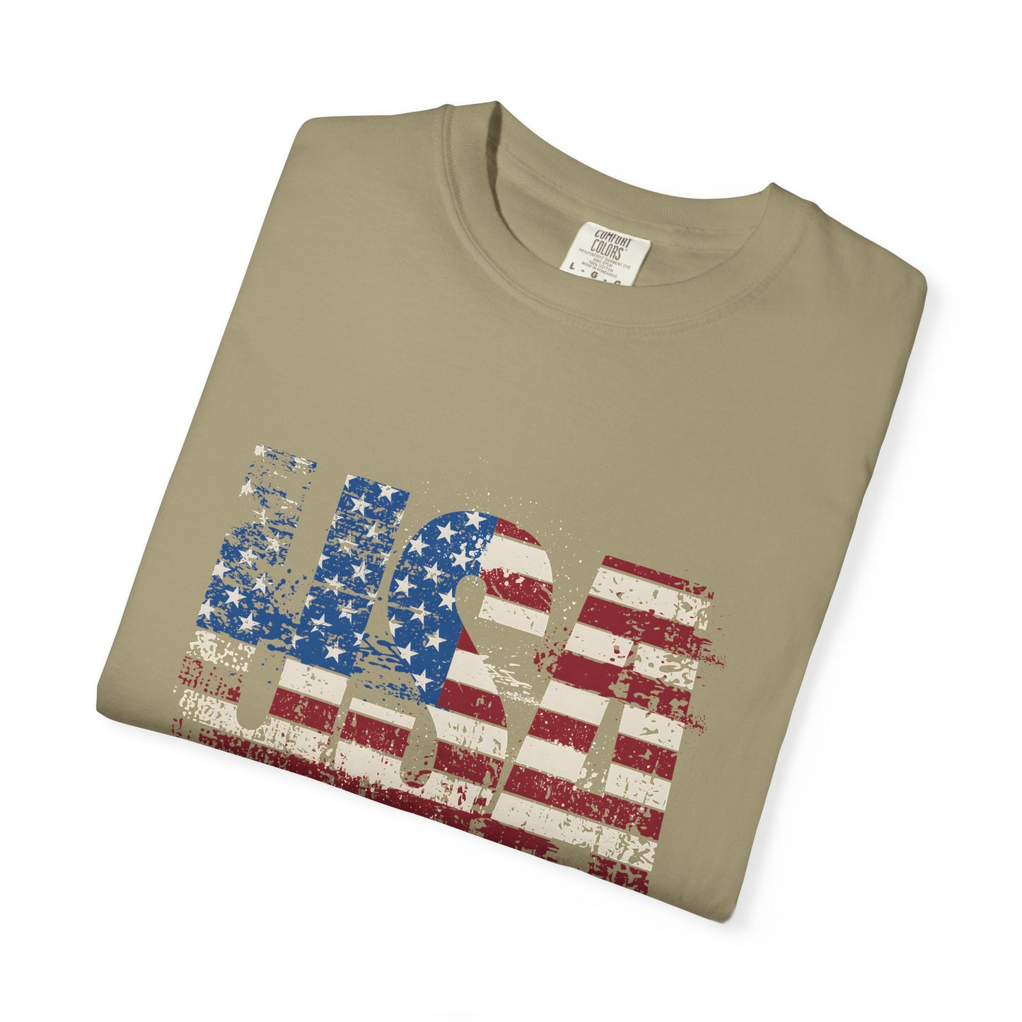 USA American Flag Graphic T-Shirt