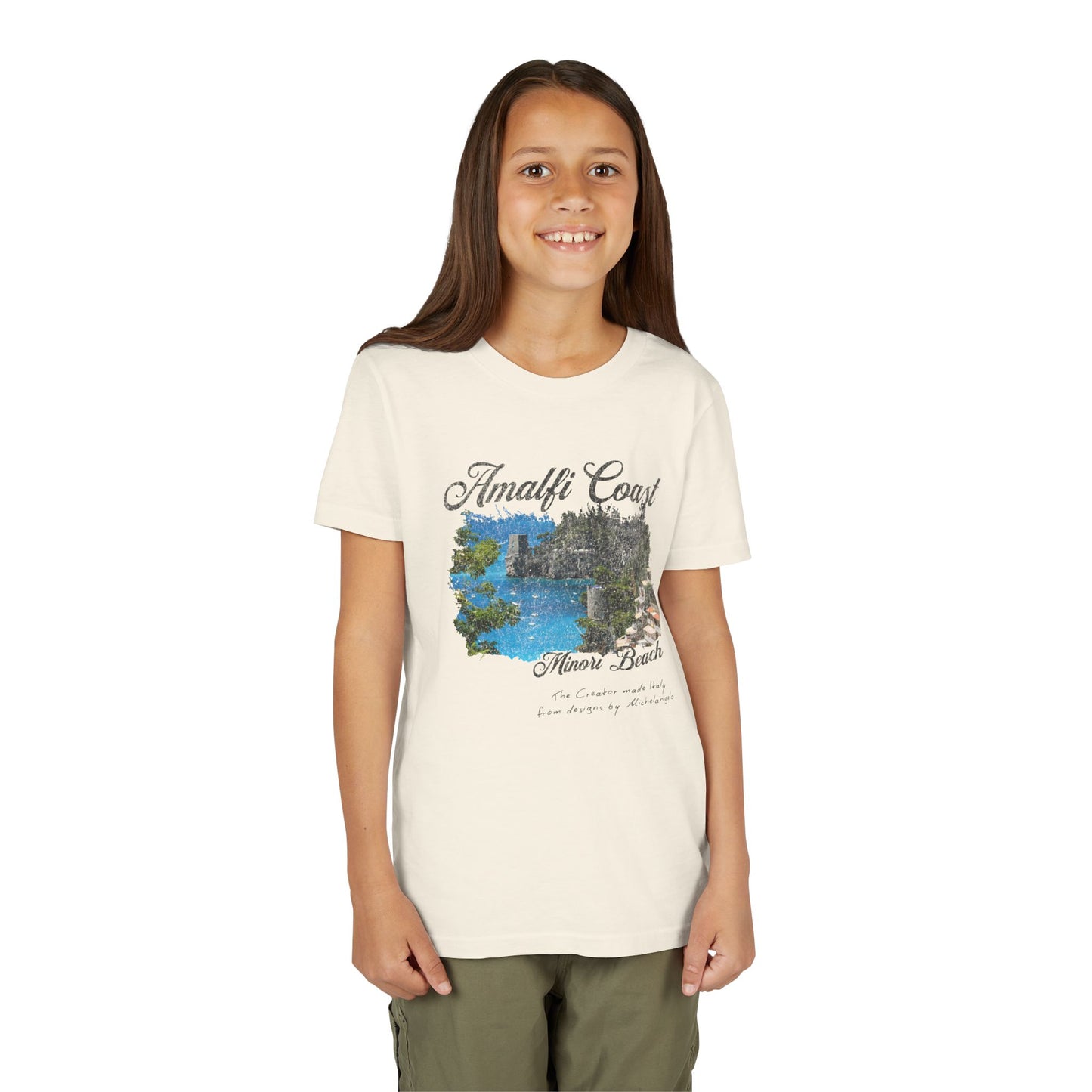 Amalfi Coast Minori Beach Youth T-shirt