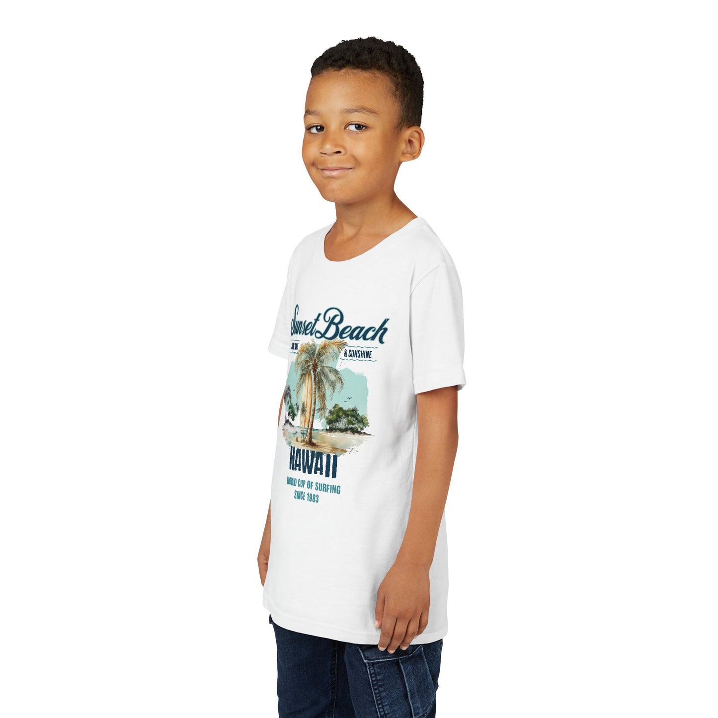Hawaii Sunset Beach Youth T-shirt