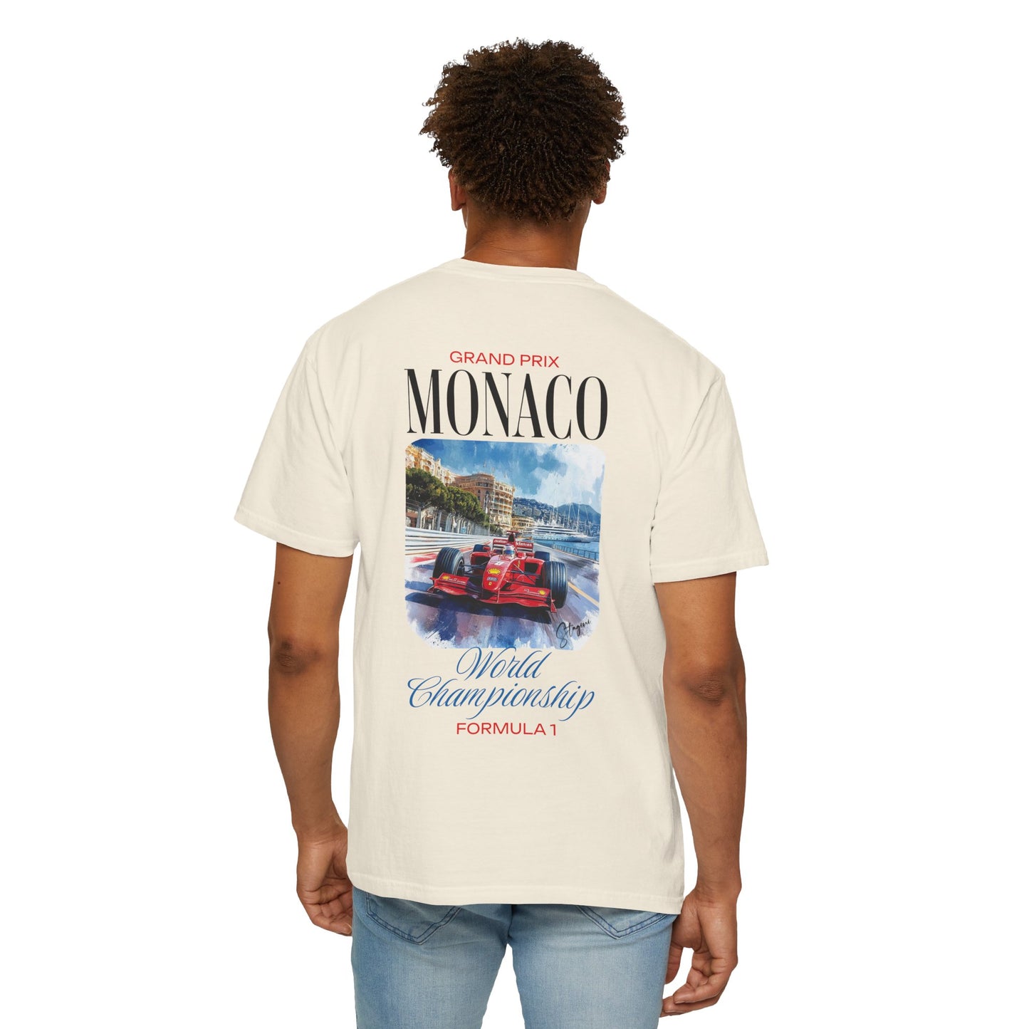 Monaco Grand Prix Formula 1 Retro Graphic T-Shirt
