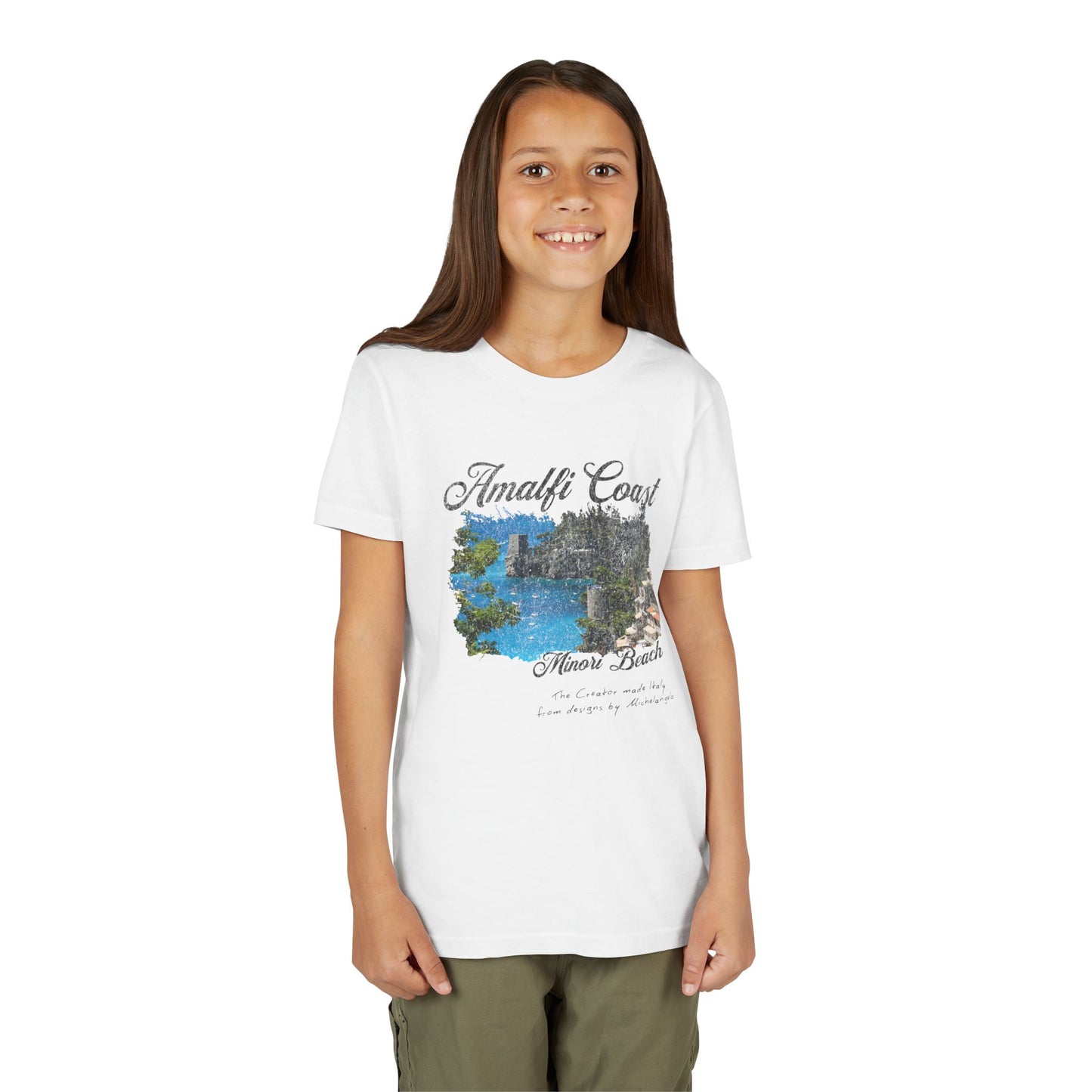 Amalfi Coast Minori Beach Youth T-shirt