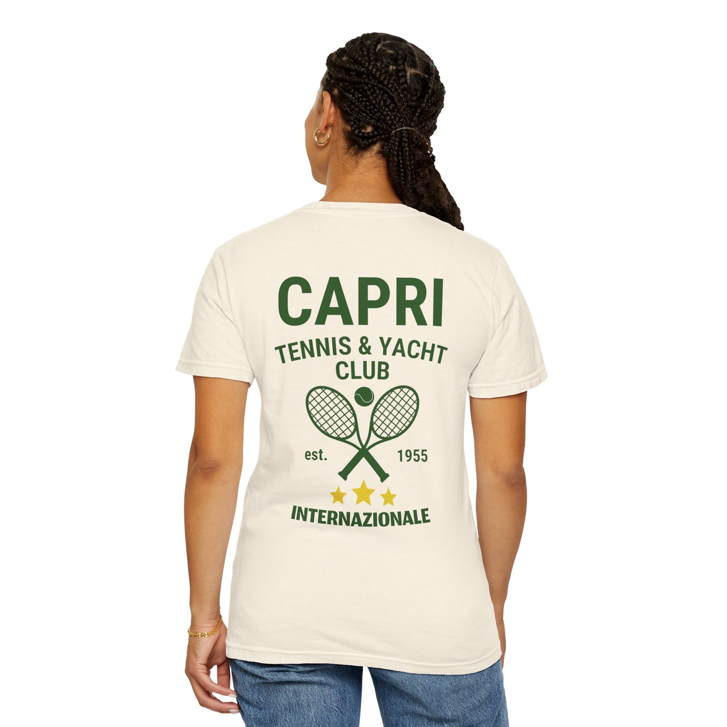 Capri Tennis & Yacht Club Graphic T-Shirt