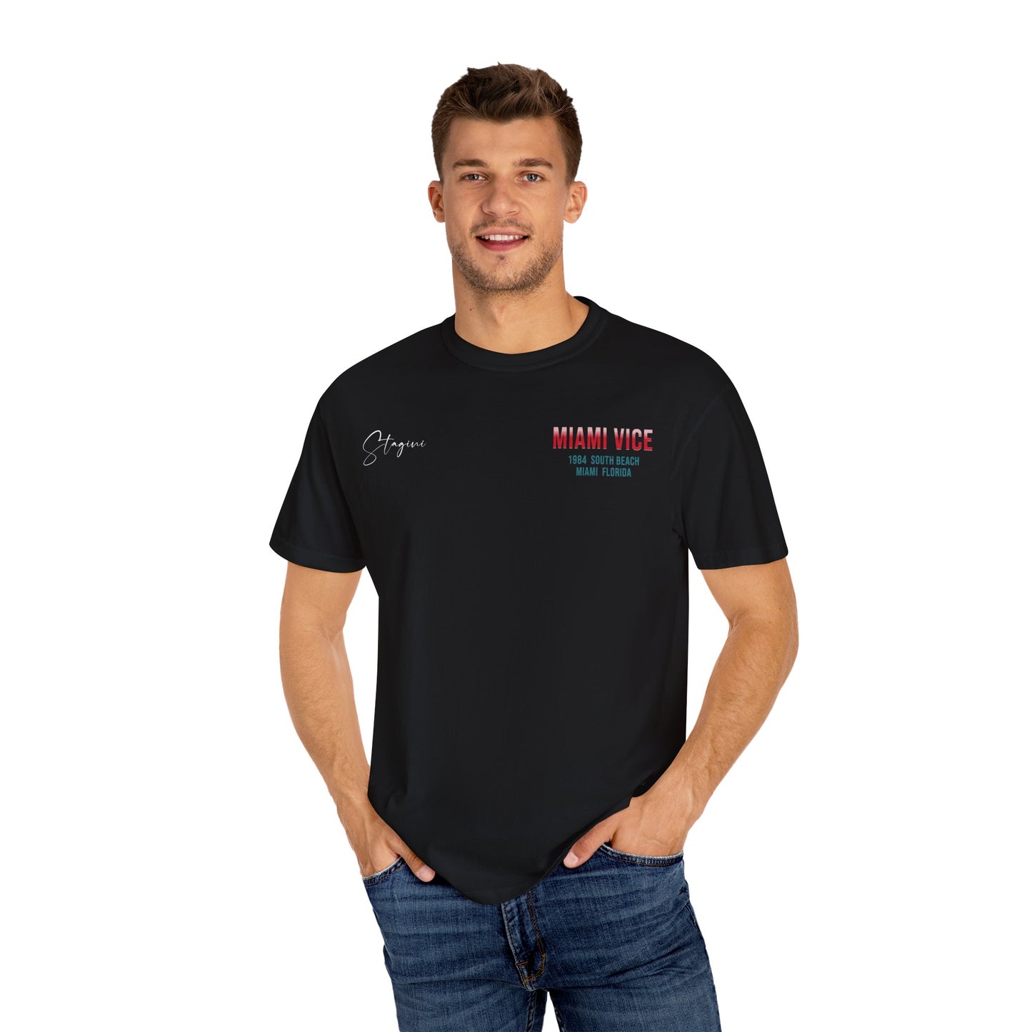 Miami Vice 1980s Retro Graphic T-Shirt