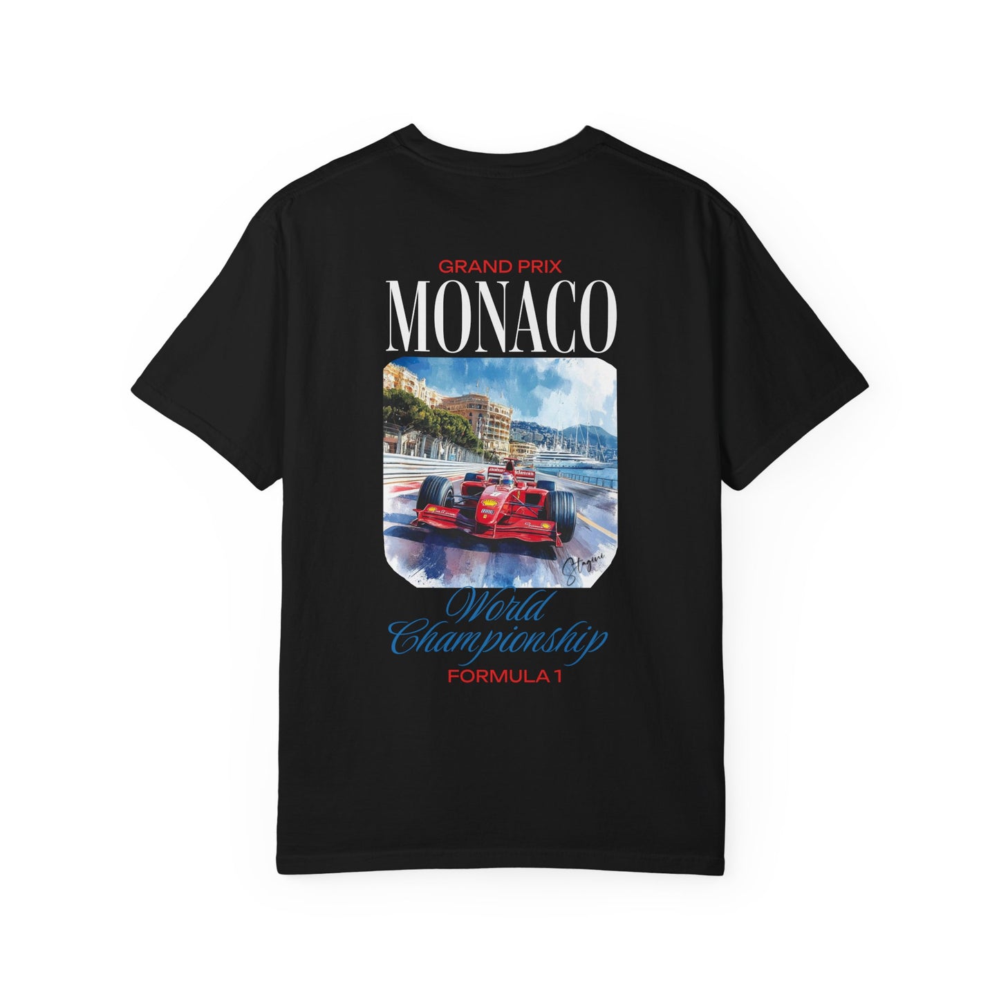 Monaco Grand Prix Formula 1 Retro Graphic T-Shirt