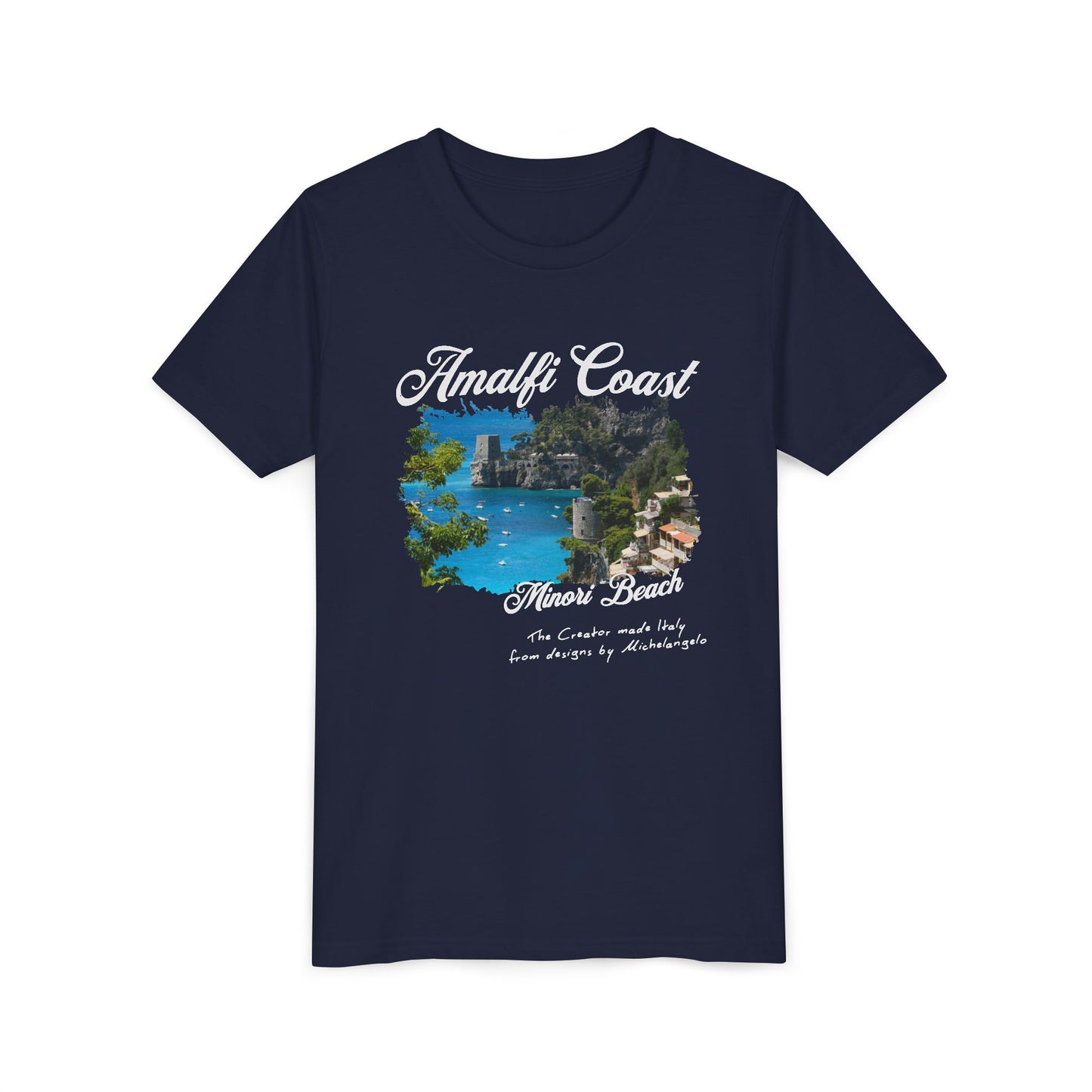 Amalfi Coast Minori Beach Youth T-shirt