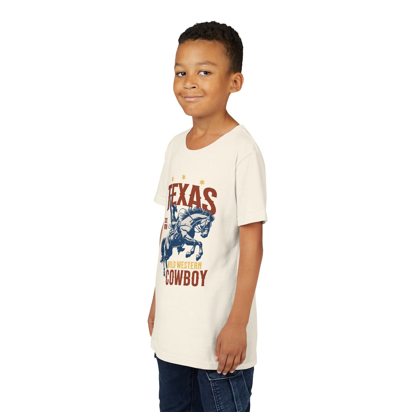 Texas Western Cowboy 1876 Youth T-shirt