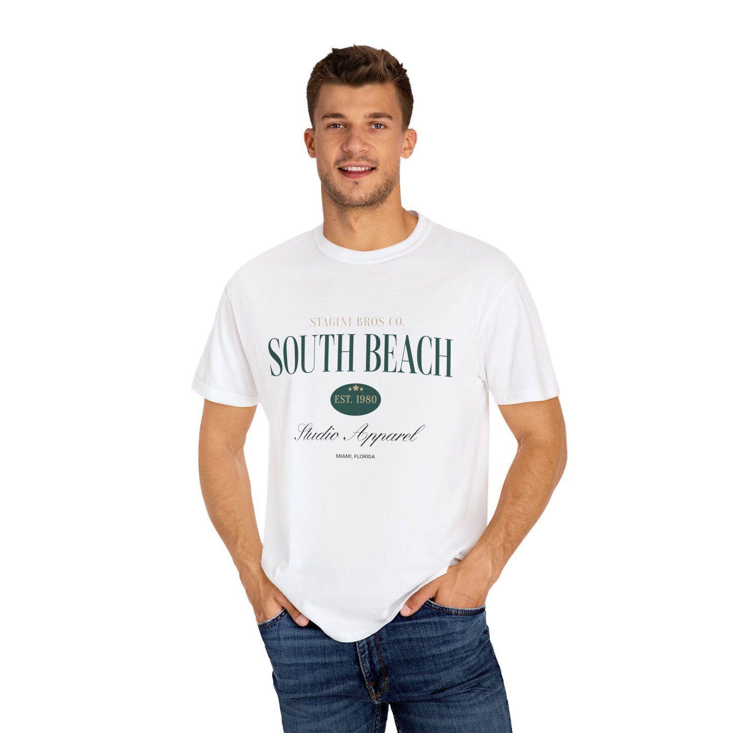 South Beach Miami Florida Retro Graphic T-Shirt