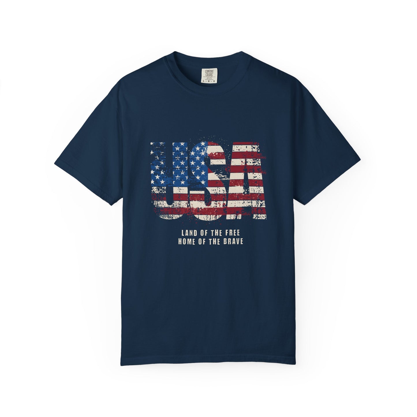 USA American Flag Graphic T-Shirt