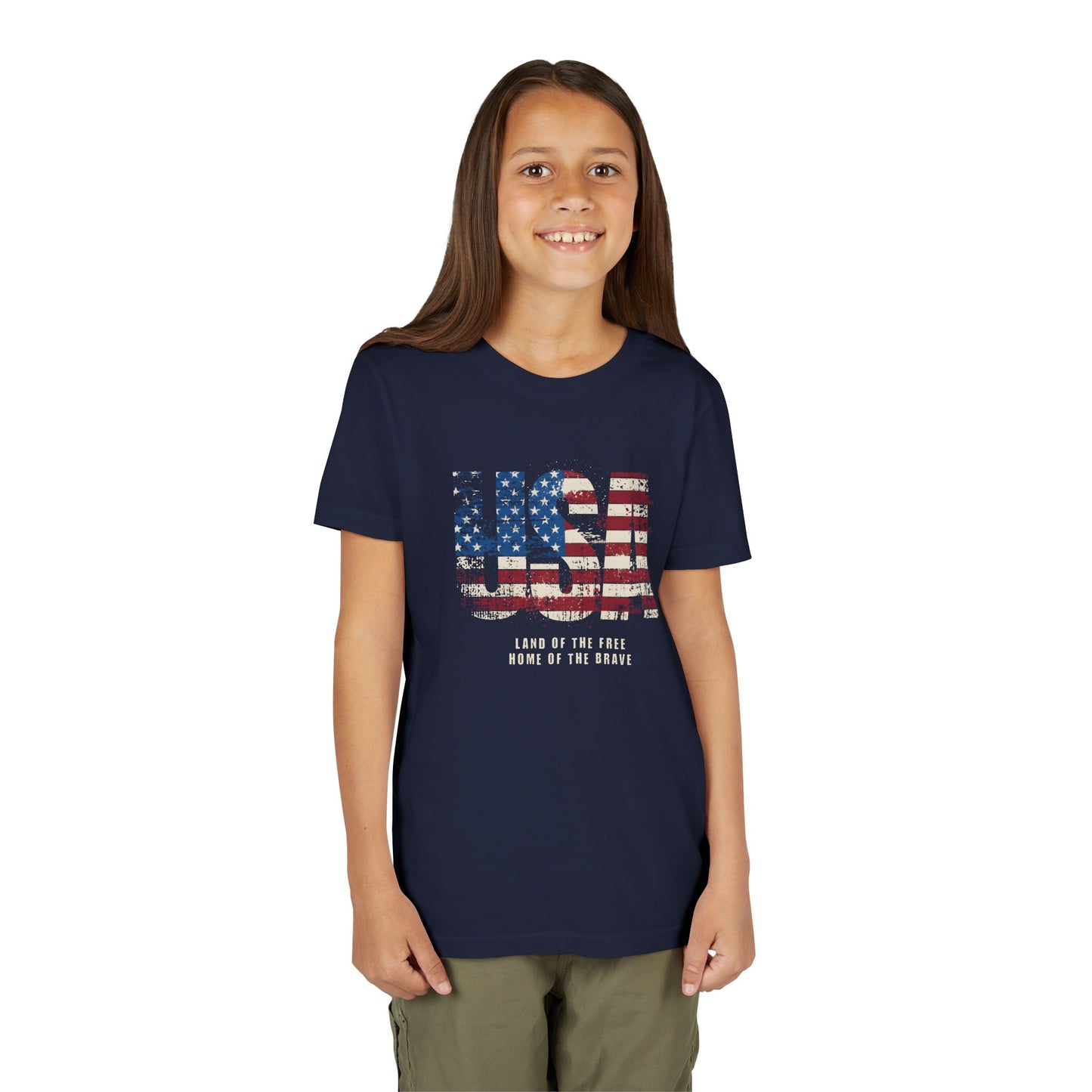 USA American Flag Youth T-shirt