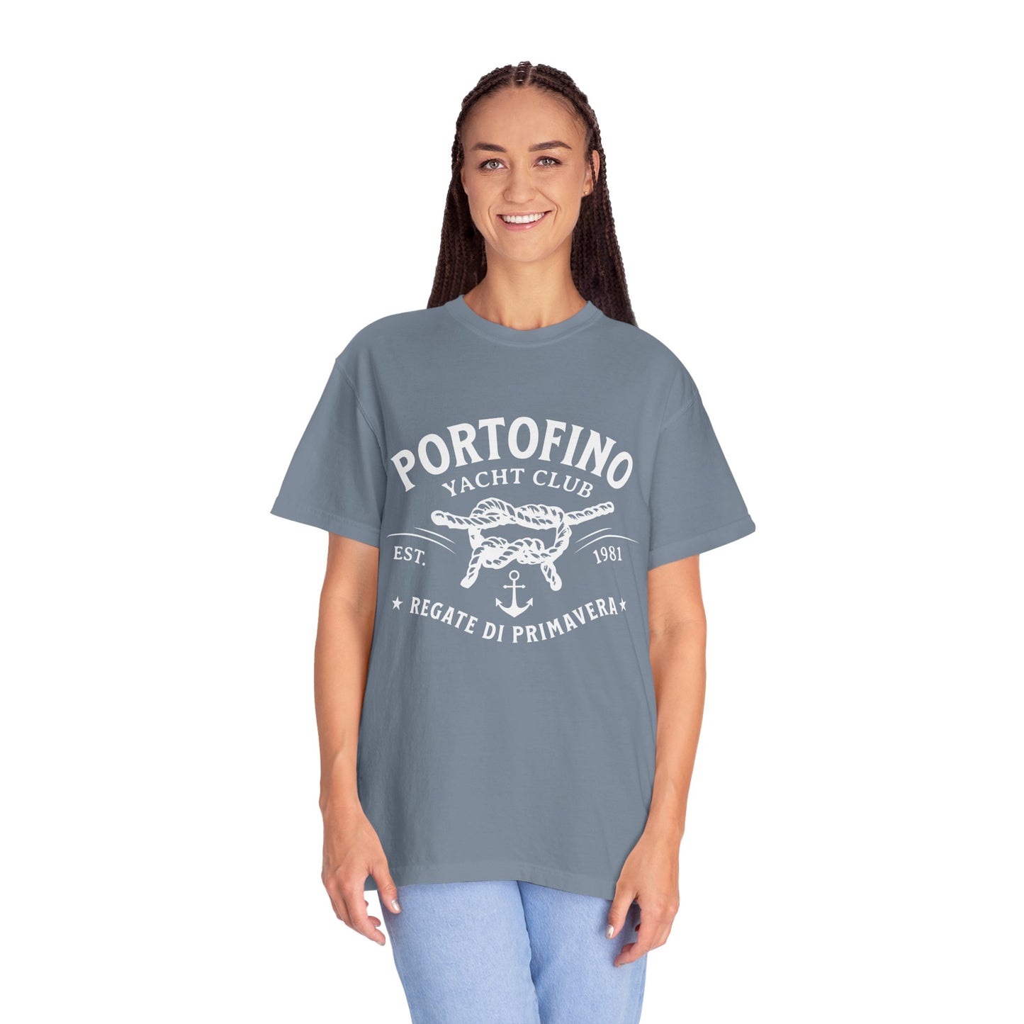 Portofino Yacht Club Graphic T-Shirt