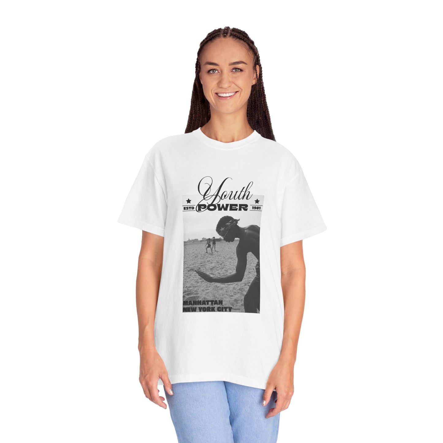 NYC Manhattan 1980s Youth Power Graphic T-Shirt