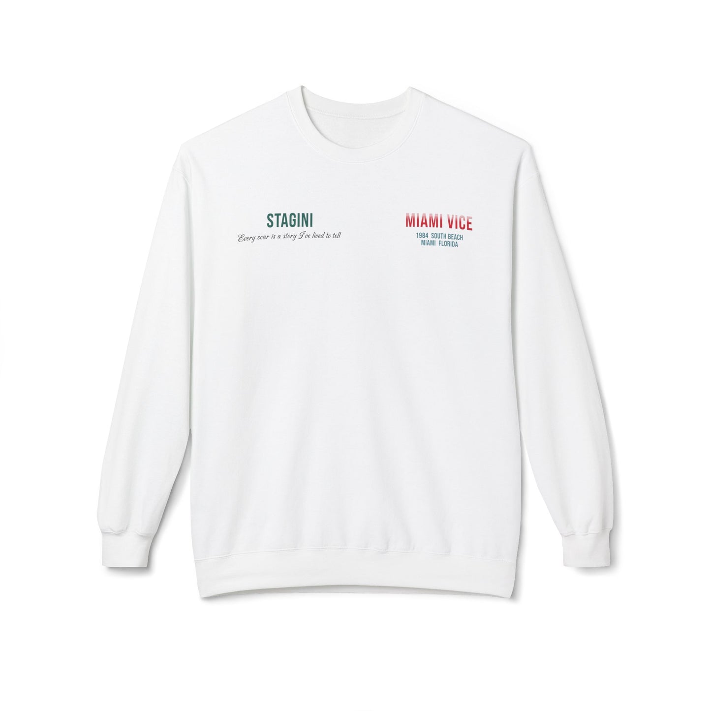 Miami Vice 1980s Retro Graphic Sweatshirt