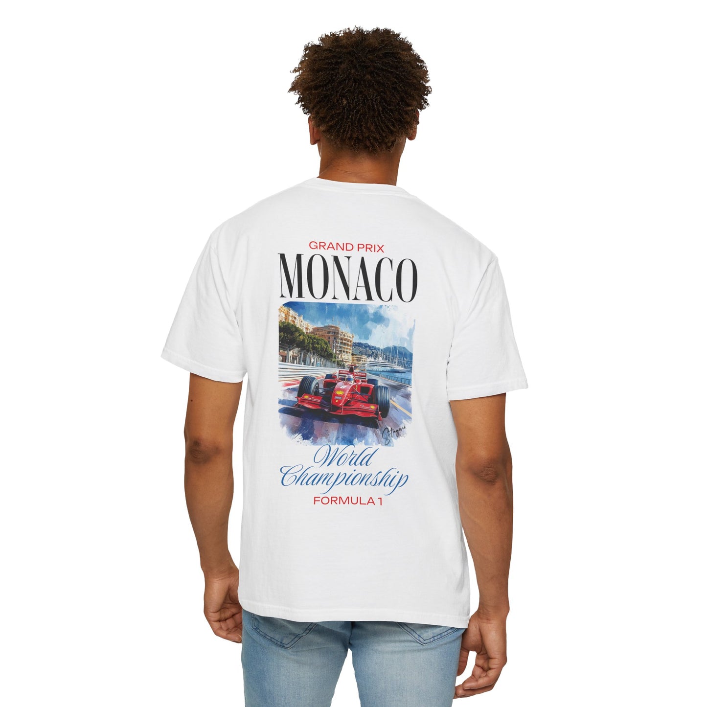 Monaco Grand Prix Formula 1 Retro Graphic T-Shirt