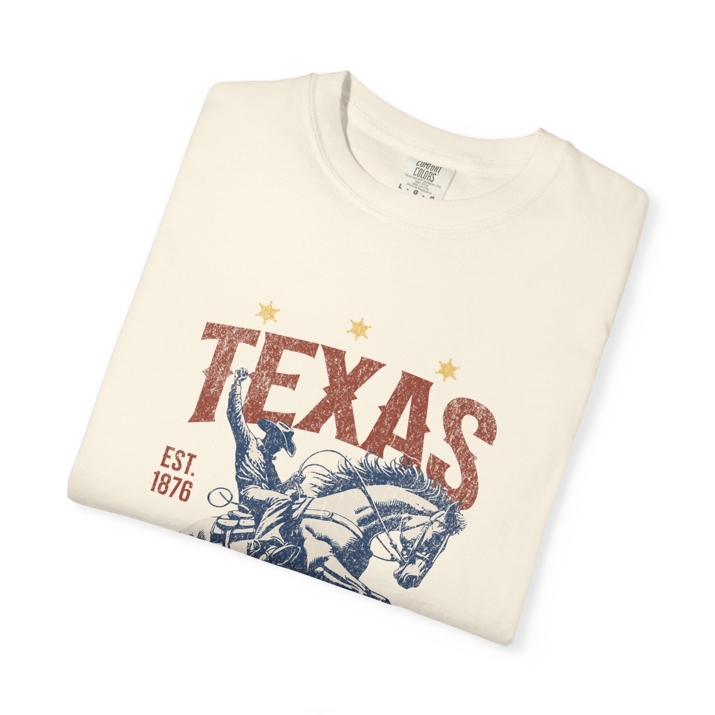 Texas Western Cowboy 1876 Graphic T-Shirt