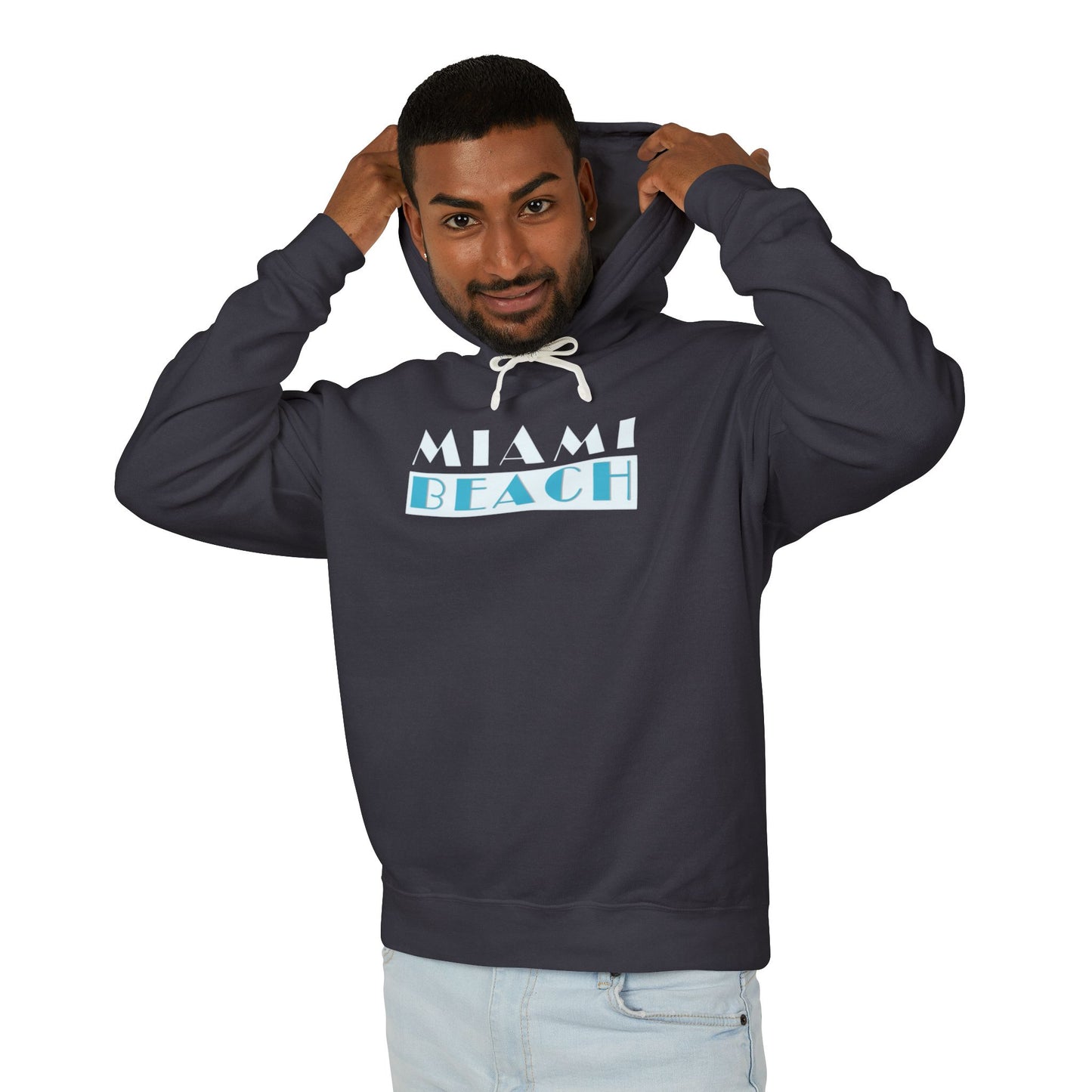 Miami Beach Retro Graphic Hoodie