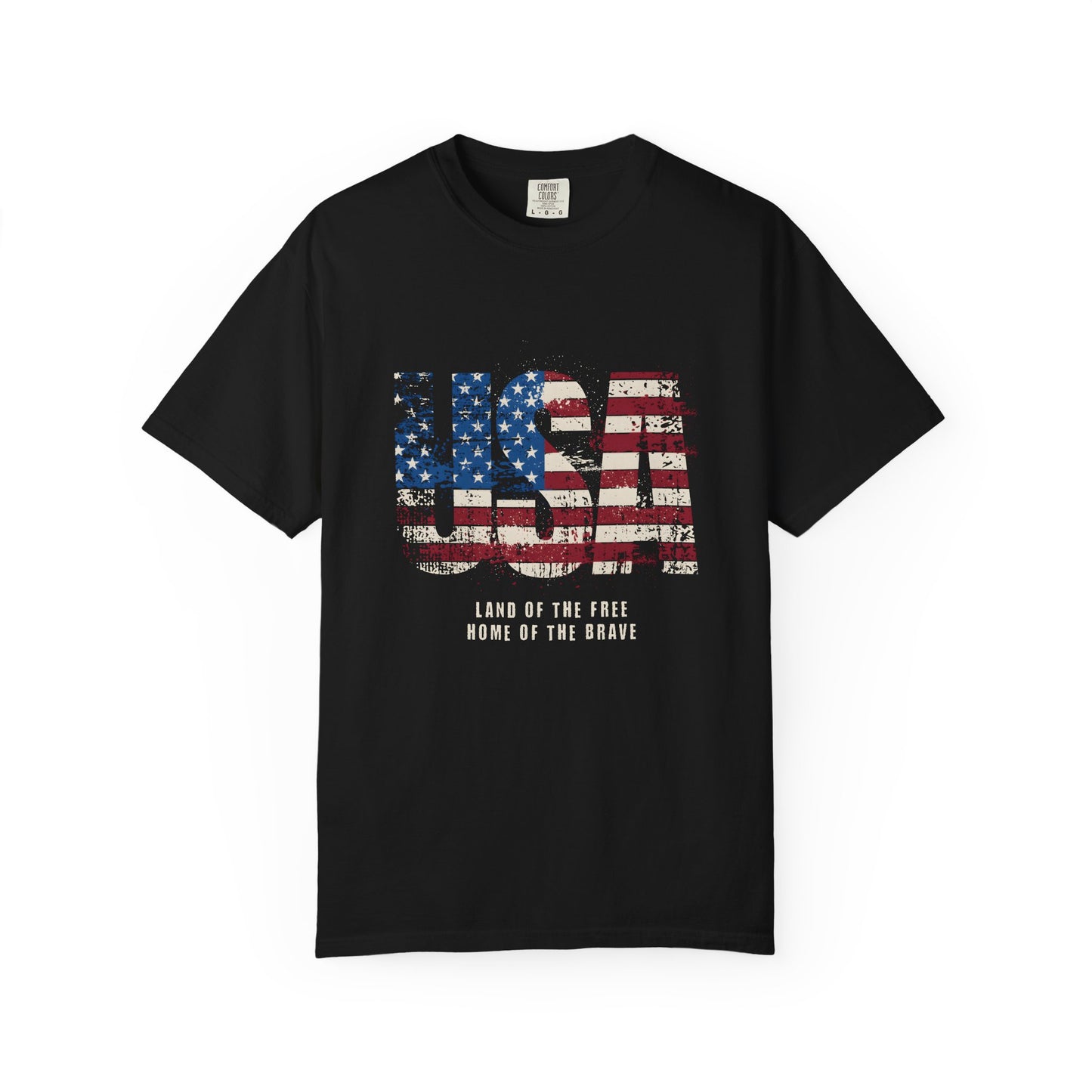 USA American Flag Graphic T-Shirt
