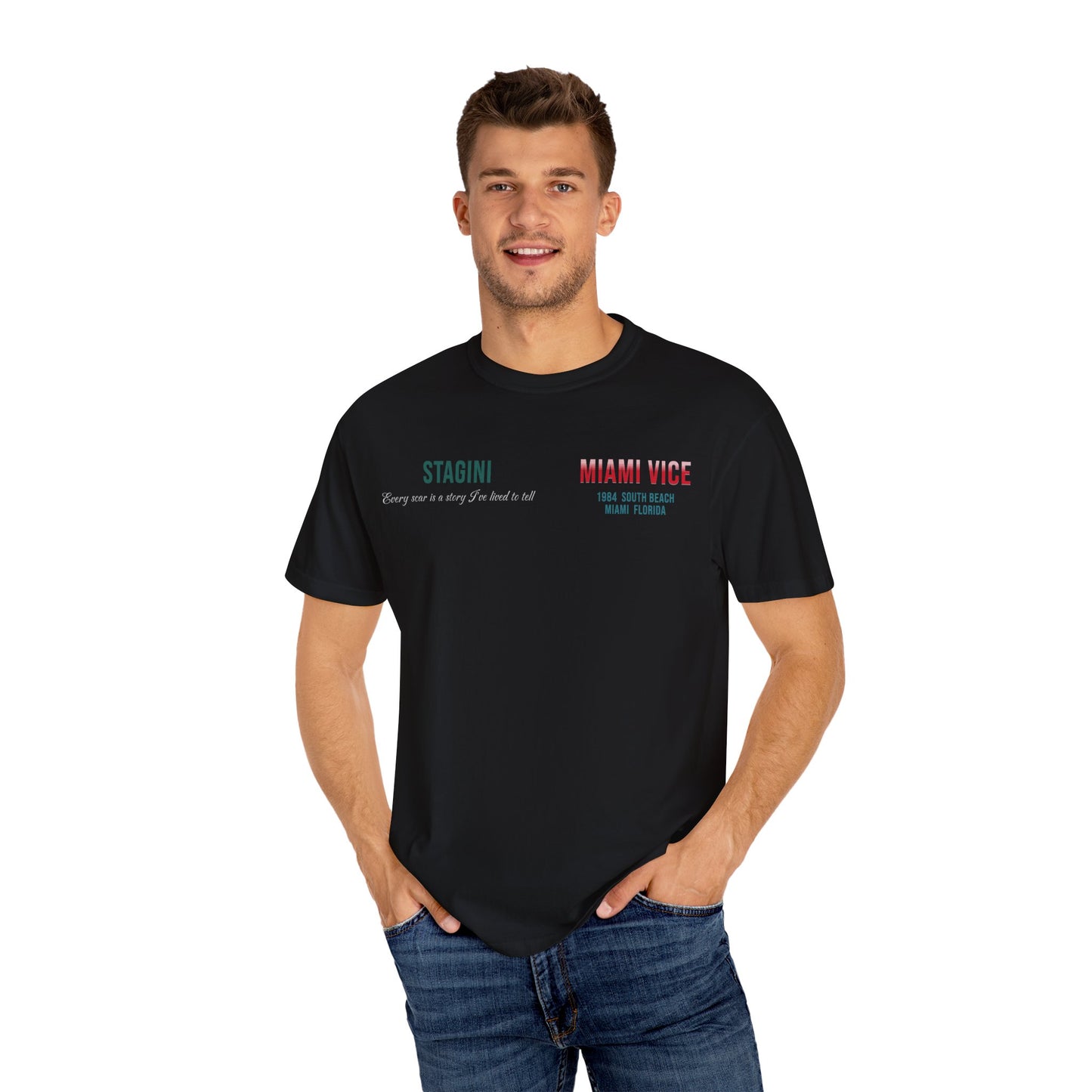 Miami Vice 1980s Retro Graphic T-Shirt