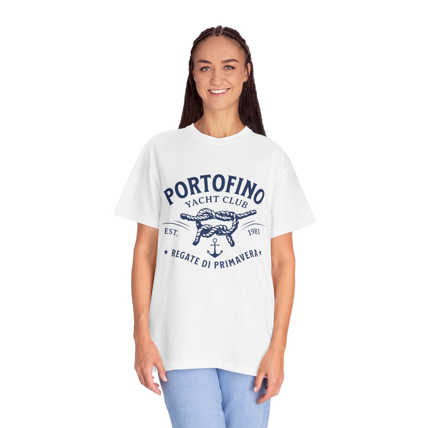Portofino Yacht Club Graphic T-Shirt