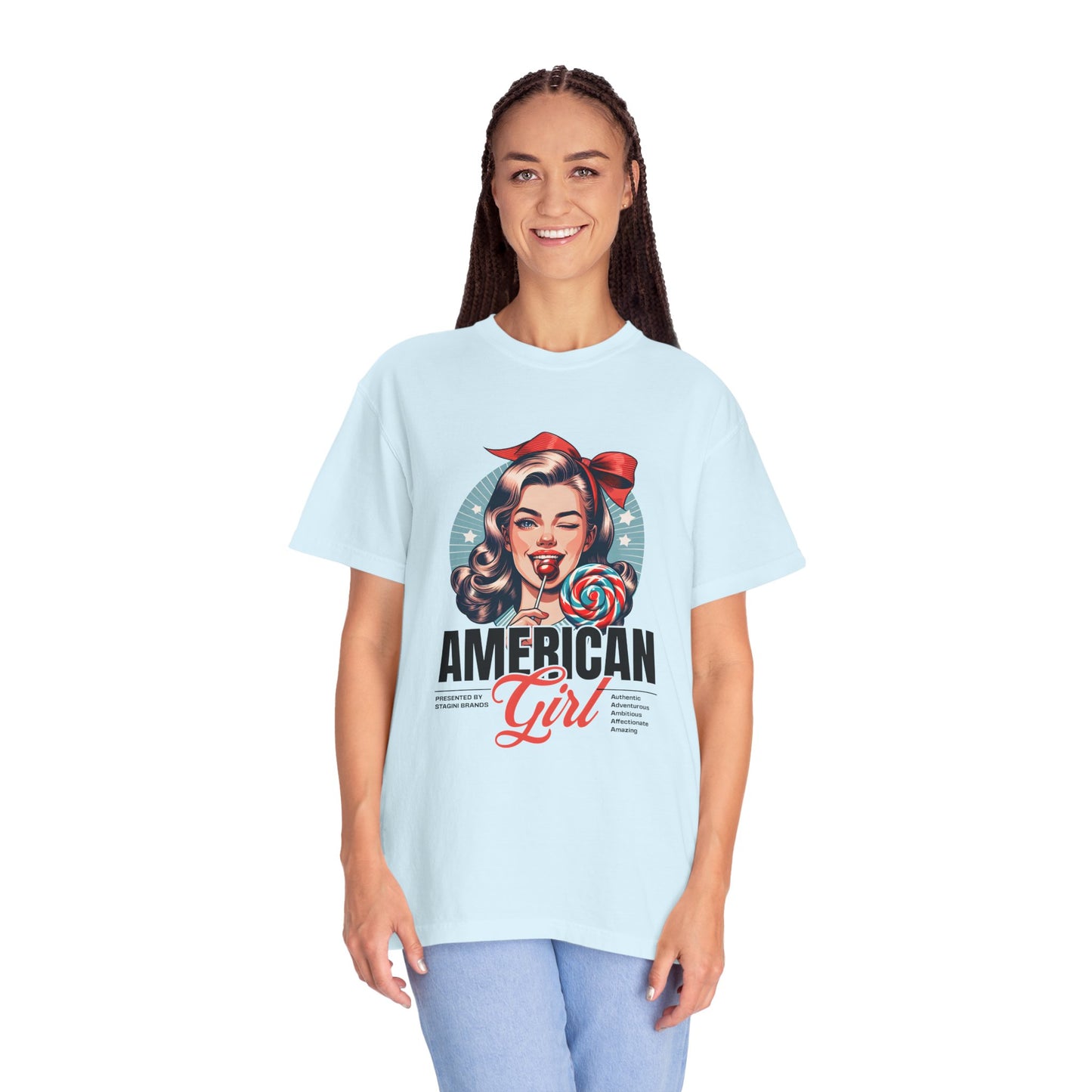 American Girl 1950s Retro Graphic T-Shirt