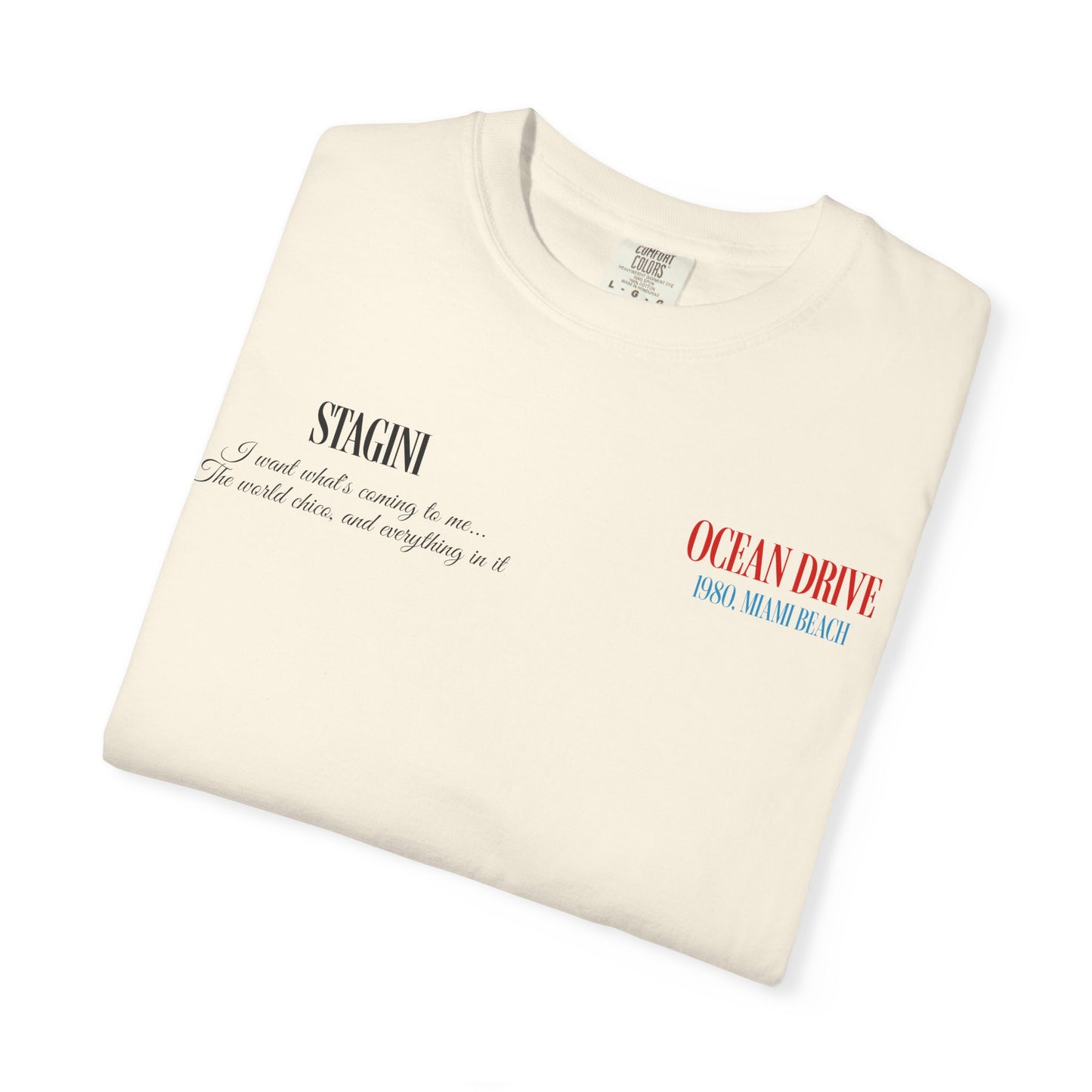 Ocean Drive 1980 Miami Beach Graphic T-Shirt