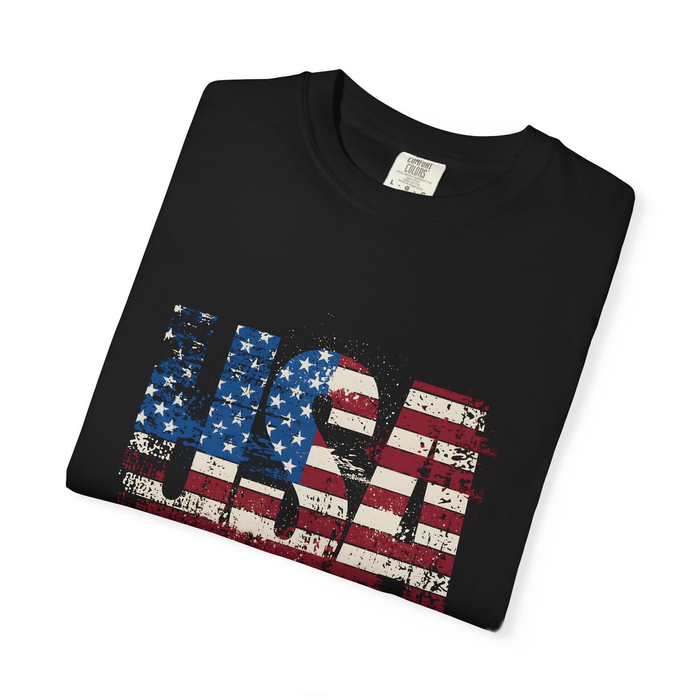 USA American Flag Graphic T-Shirt