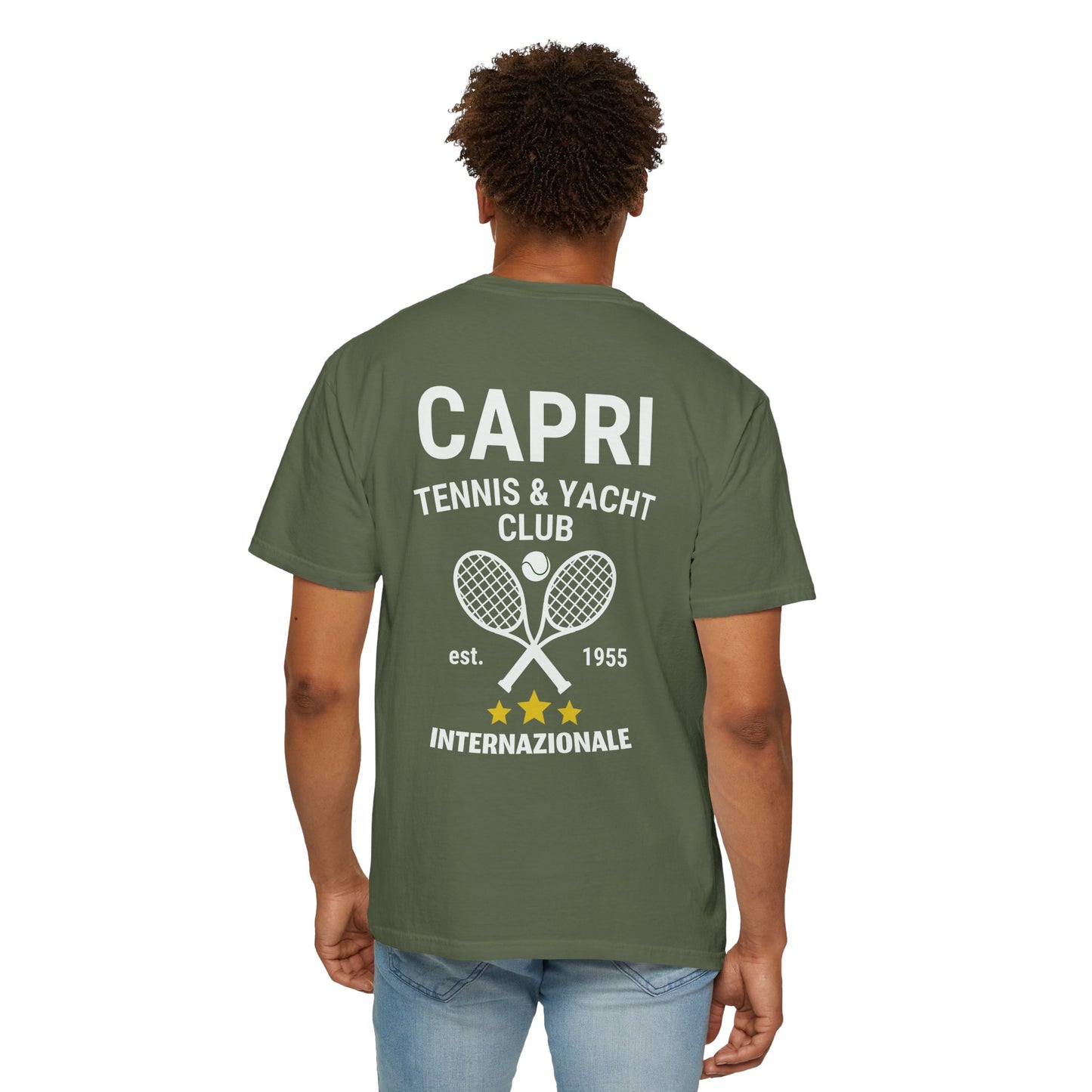 Capri Tennis & Yacht Club Graphic T-Shirt