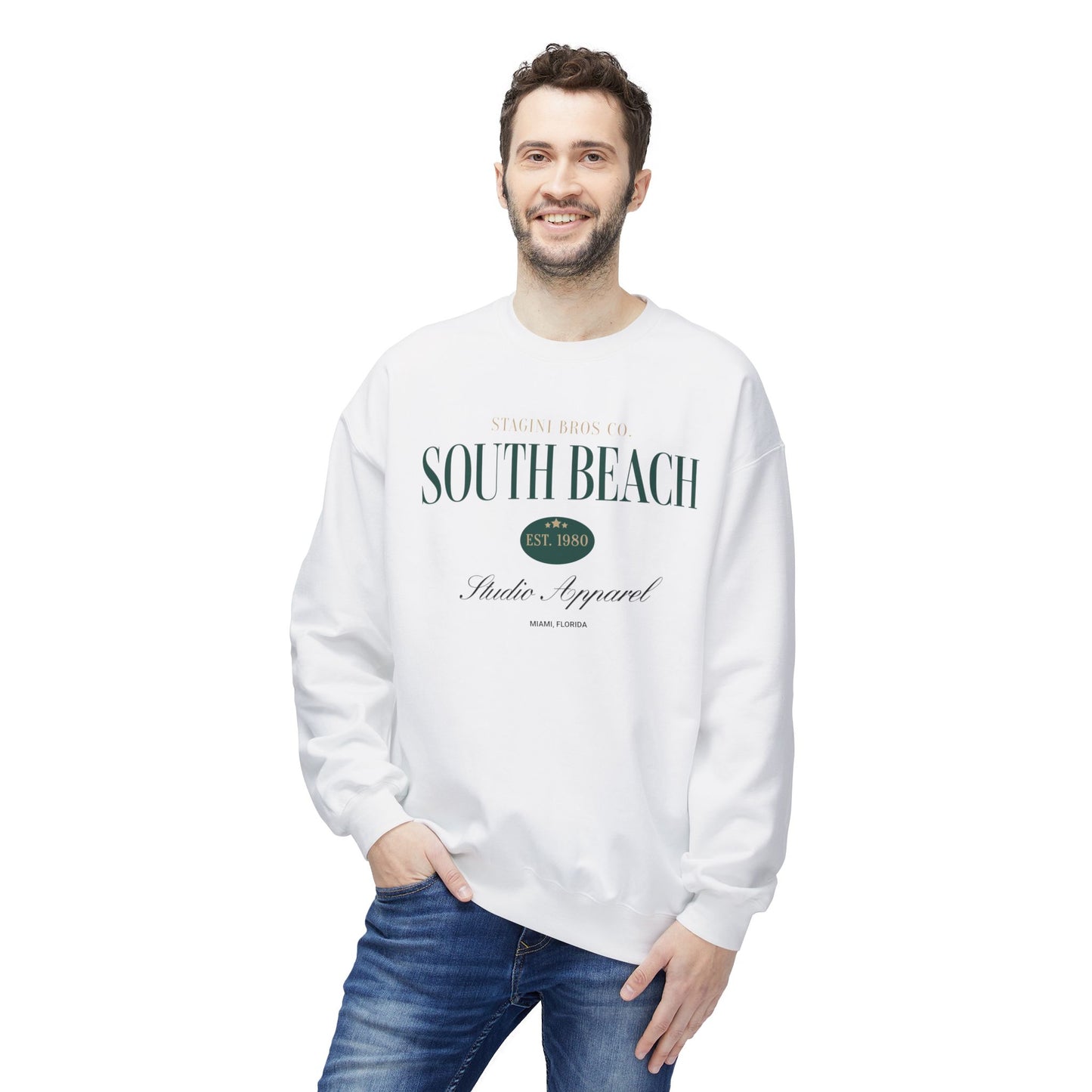 South Beach Vintage Graphic Sweatshirt