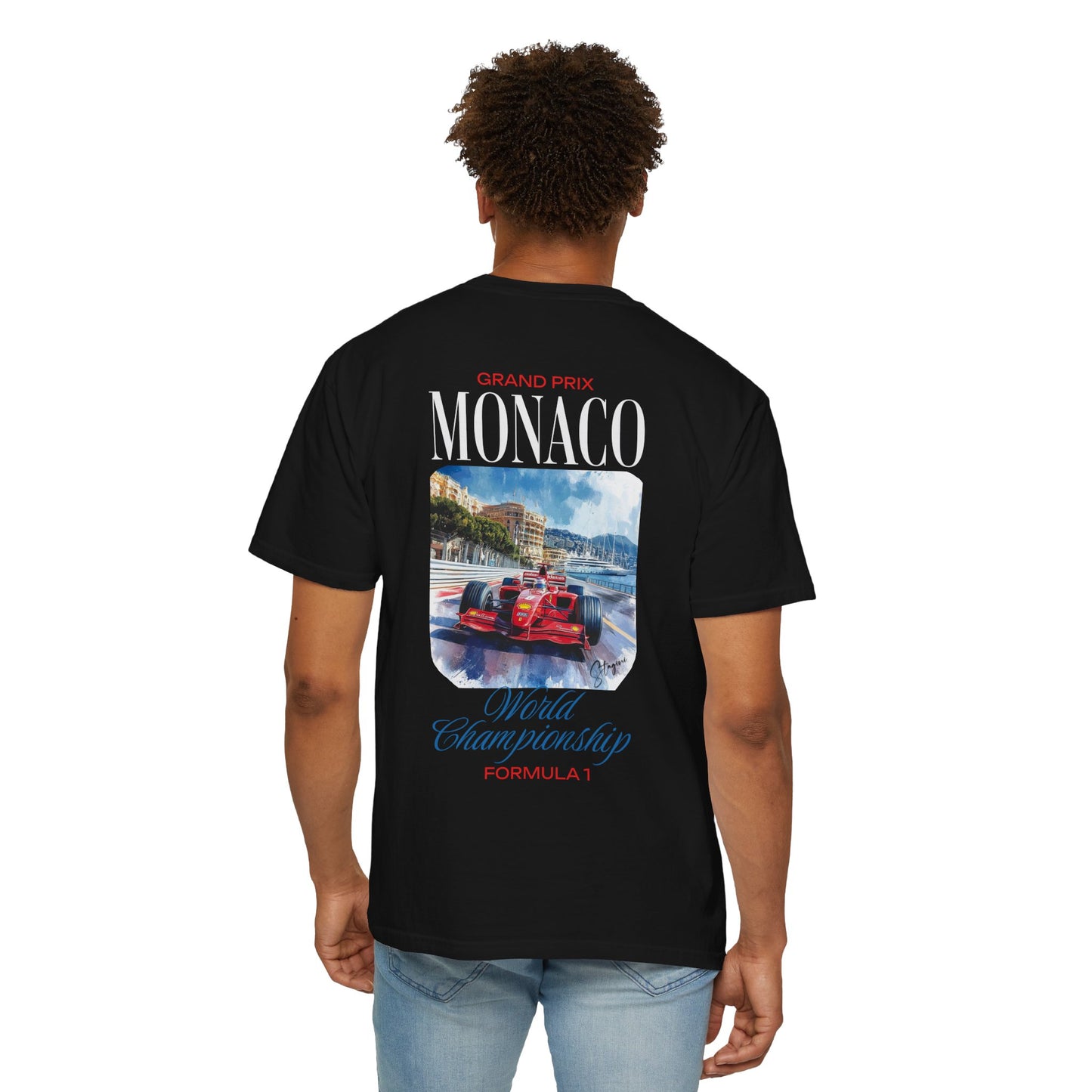 Monaco Grand Prix Formula 1 Retro Graphic T-Shirt