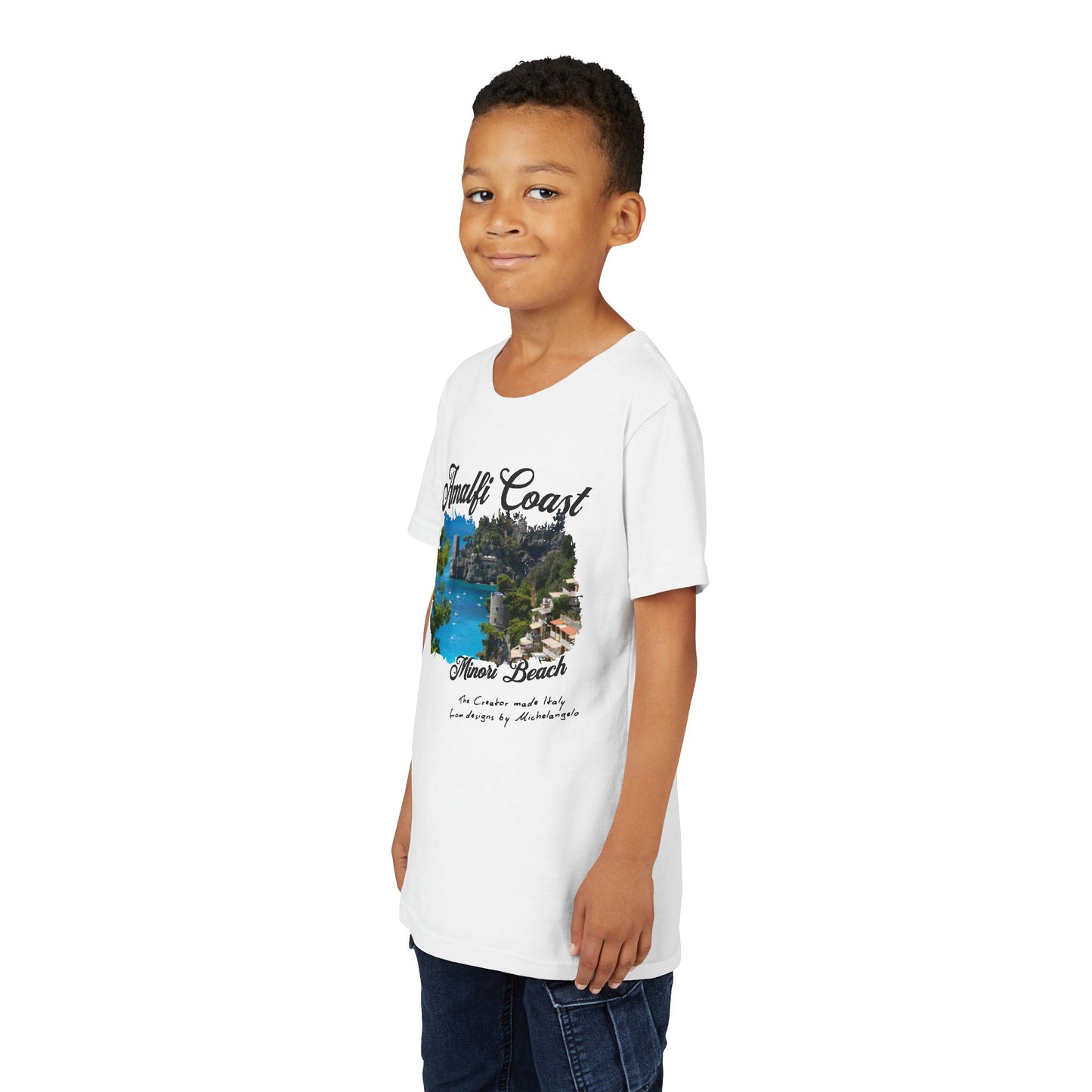 Amalfi Coast Minori Beach Youth T-shirt