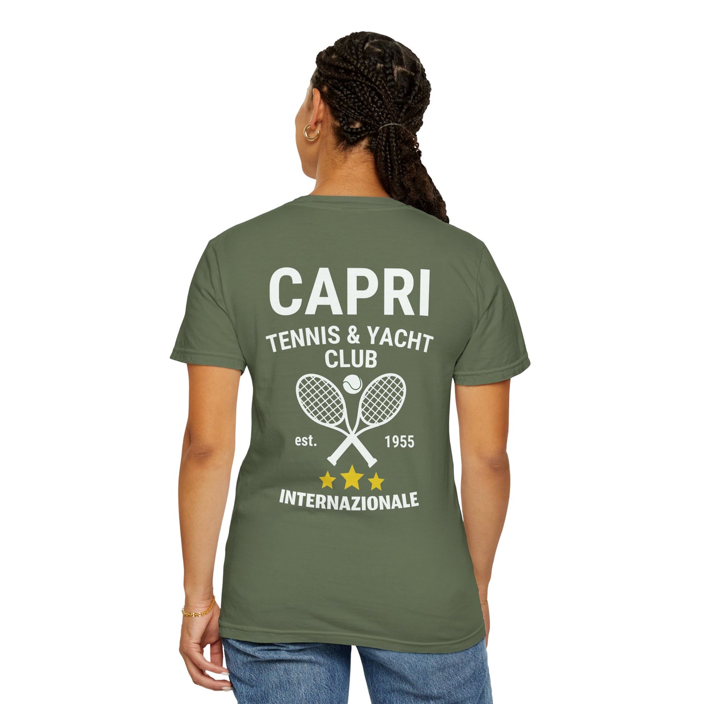Capri Tennis & Yacht Club Graphic T-Shirt