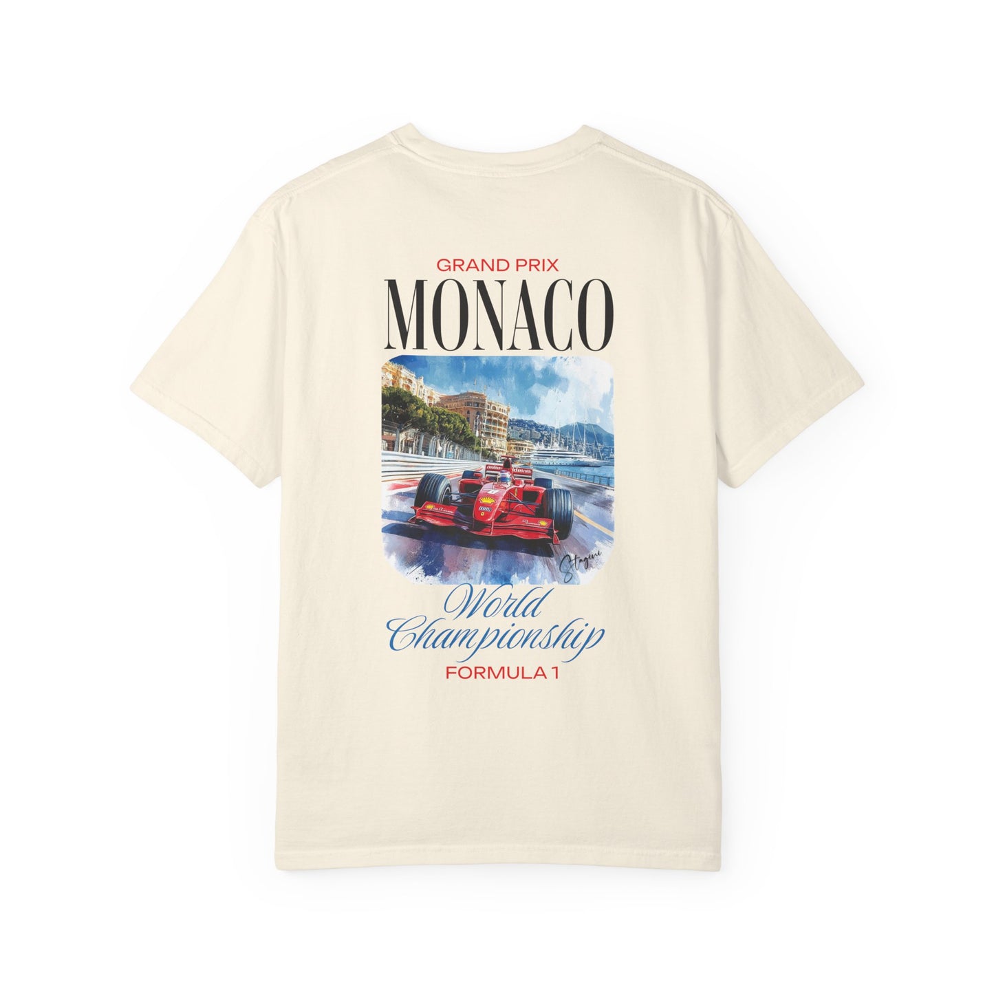 Monaco Grand Prix Formula 1 Retro Graphic T-Shirt