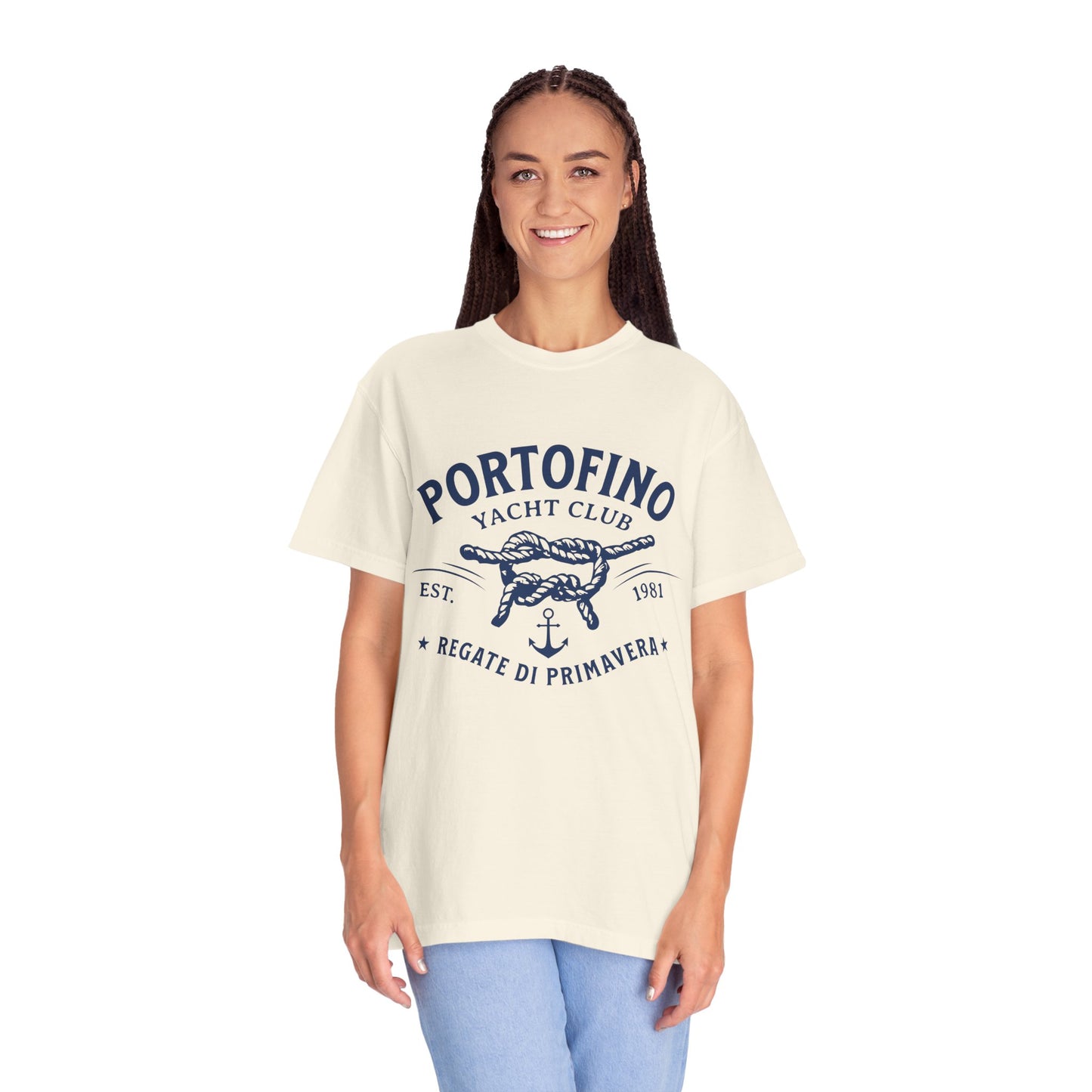 Portofino Yacht Club Graphic T-Shirt