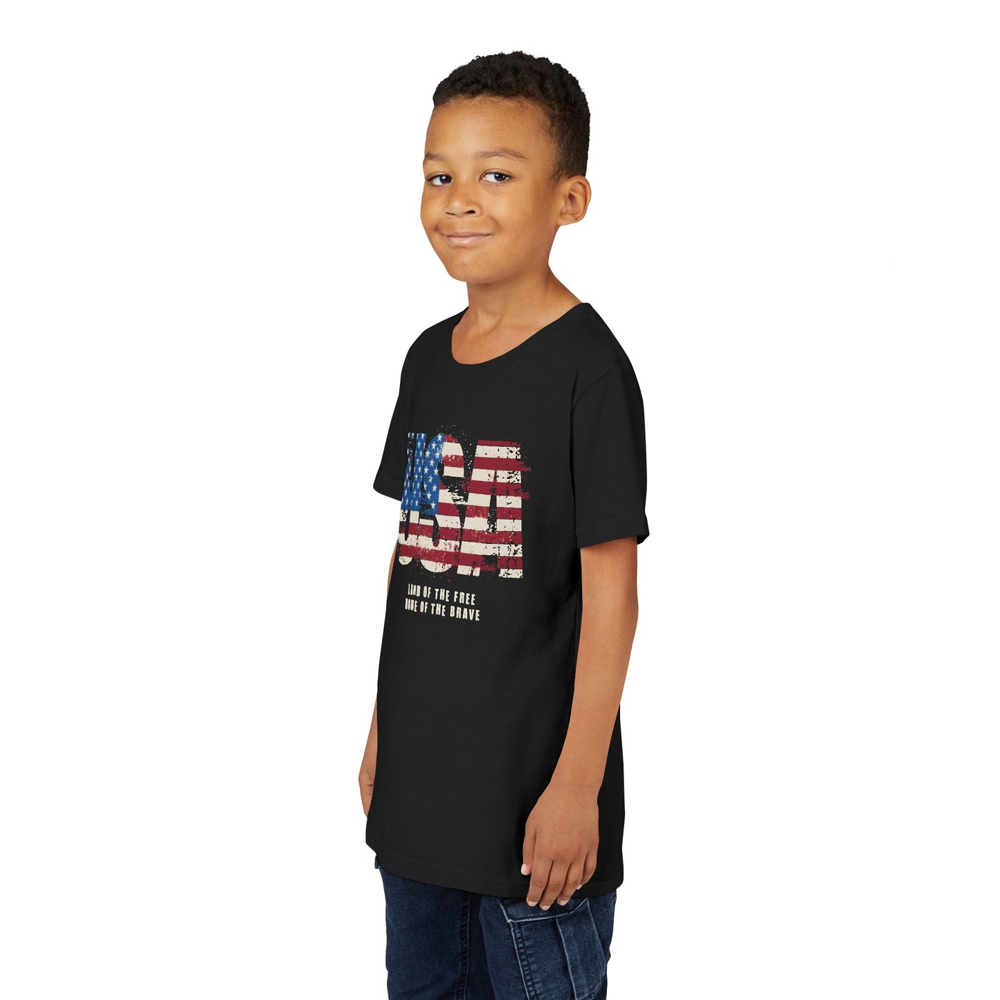 USA American Flag Youth T-shirt