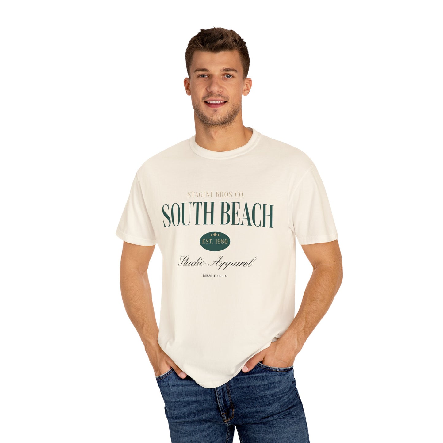 South Beach Miami Florida Retro Graphic T-Shirt