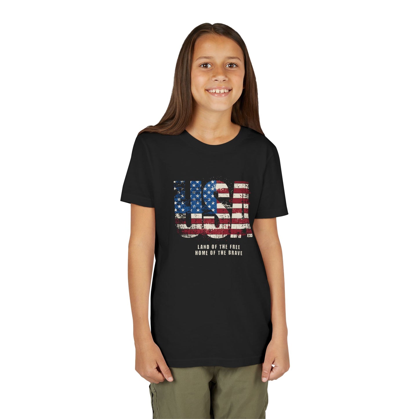 USA American Flag Youth T-shirt