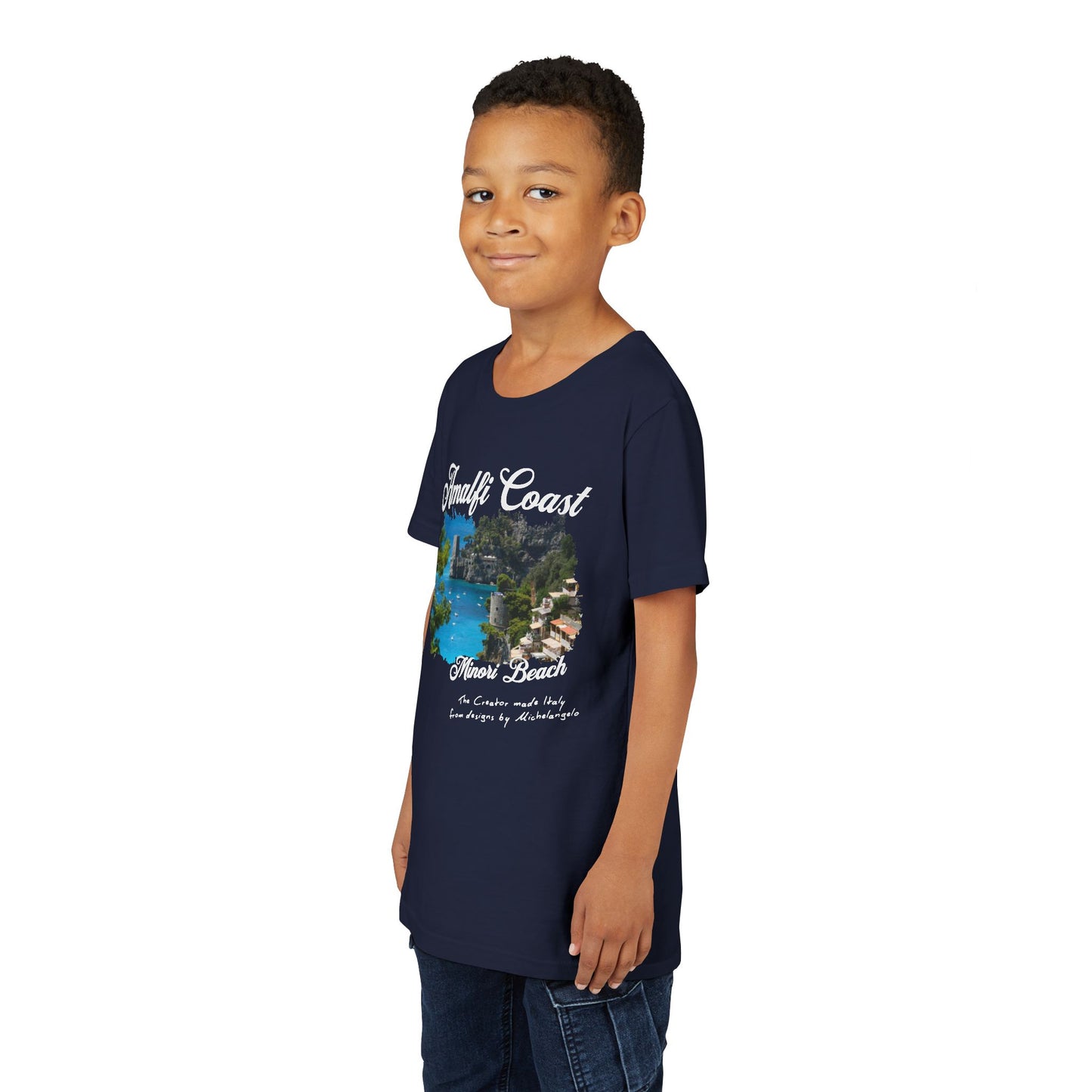 Amalfi Coast Minori Beach Youth T-shirt