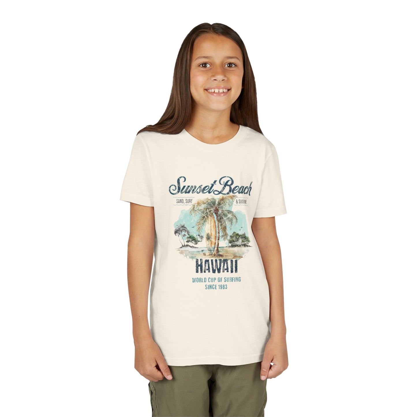 Hawaii Sunset Beach Youth T-shirt
