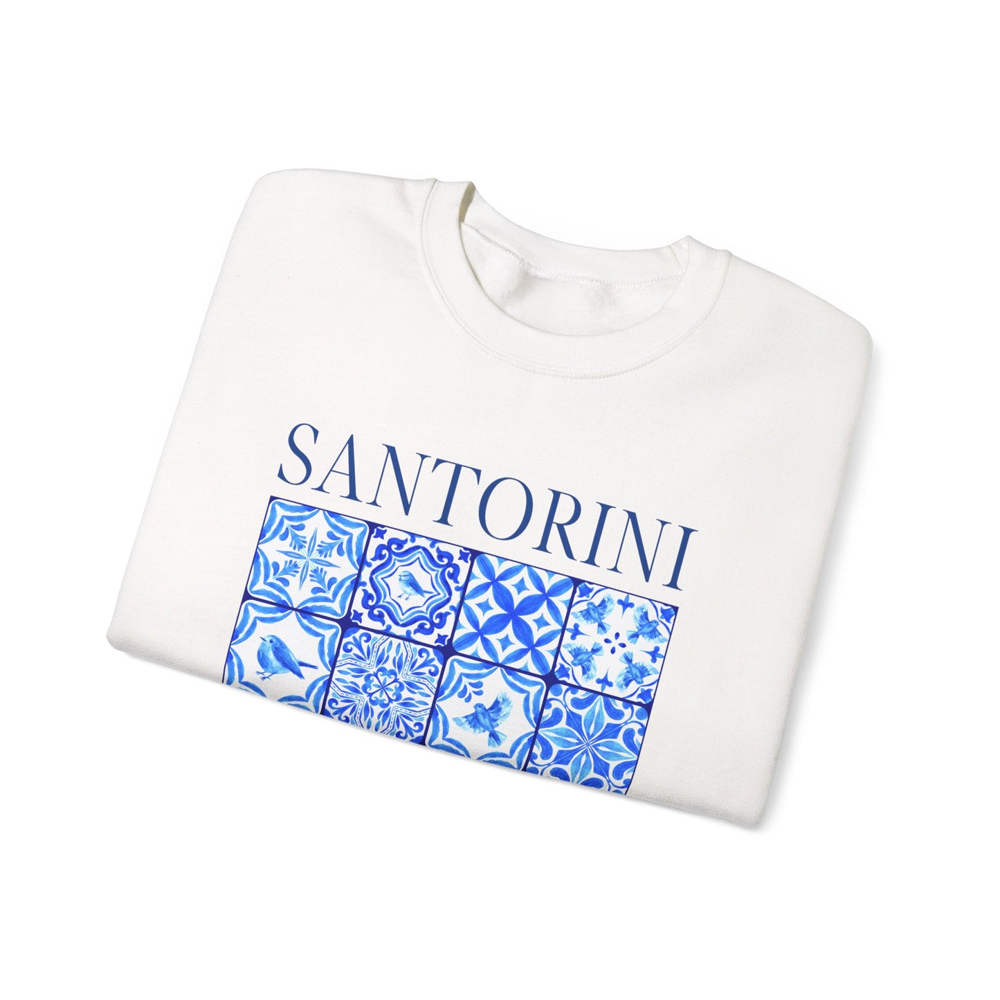 Santorini Vintage Mosaic Graphic Sweatshirt