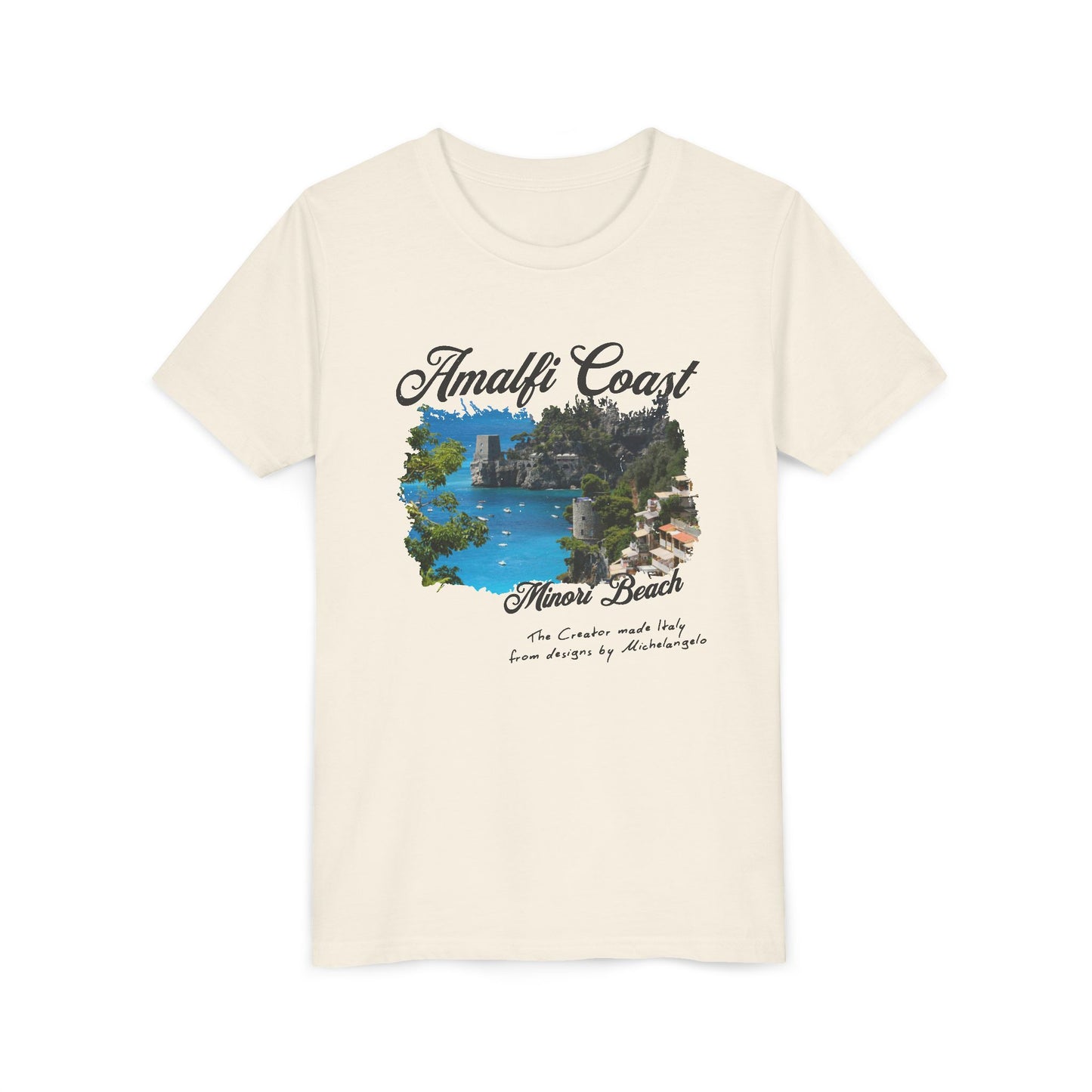 Amalfi Coast Minori Beach Youth T-shirt