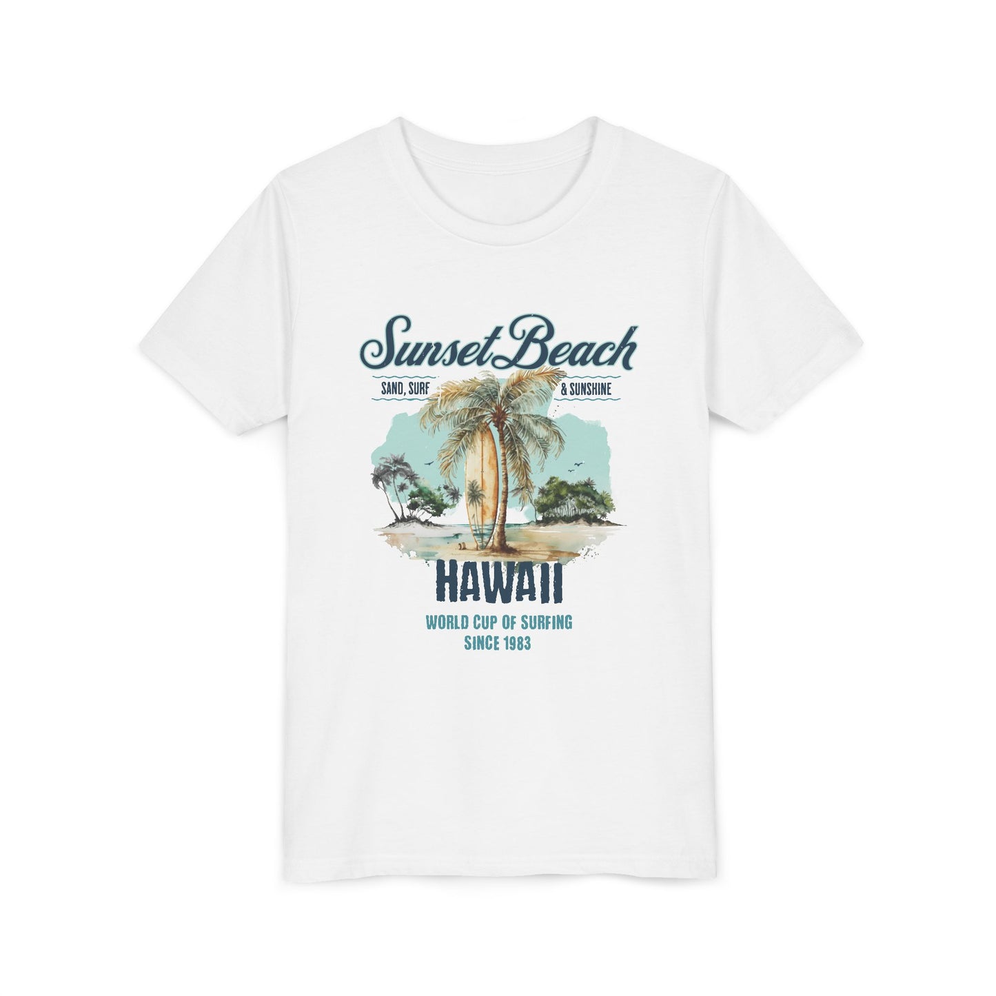 Hawaii Sunset Beach Youth T-shirt